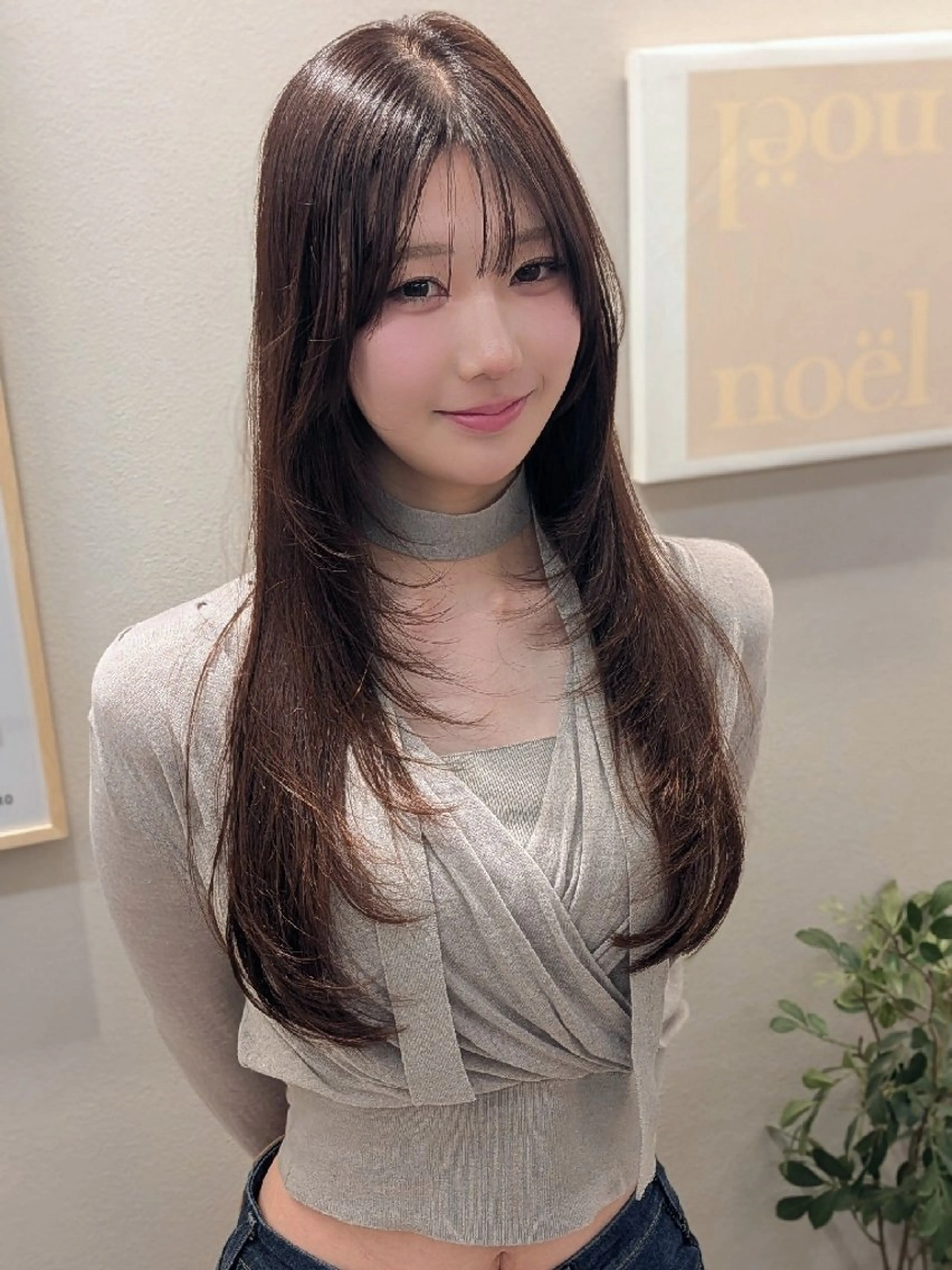 ロング レイヤーカット カット ヘアカラー トリートメント -Cream- クリーム町田店のヘアスタイル