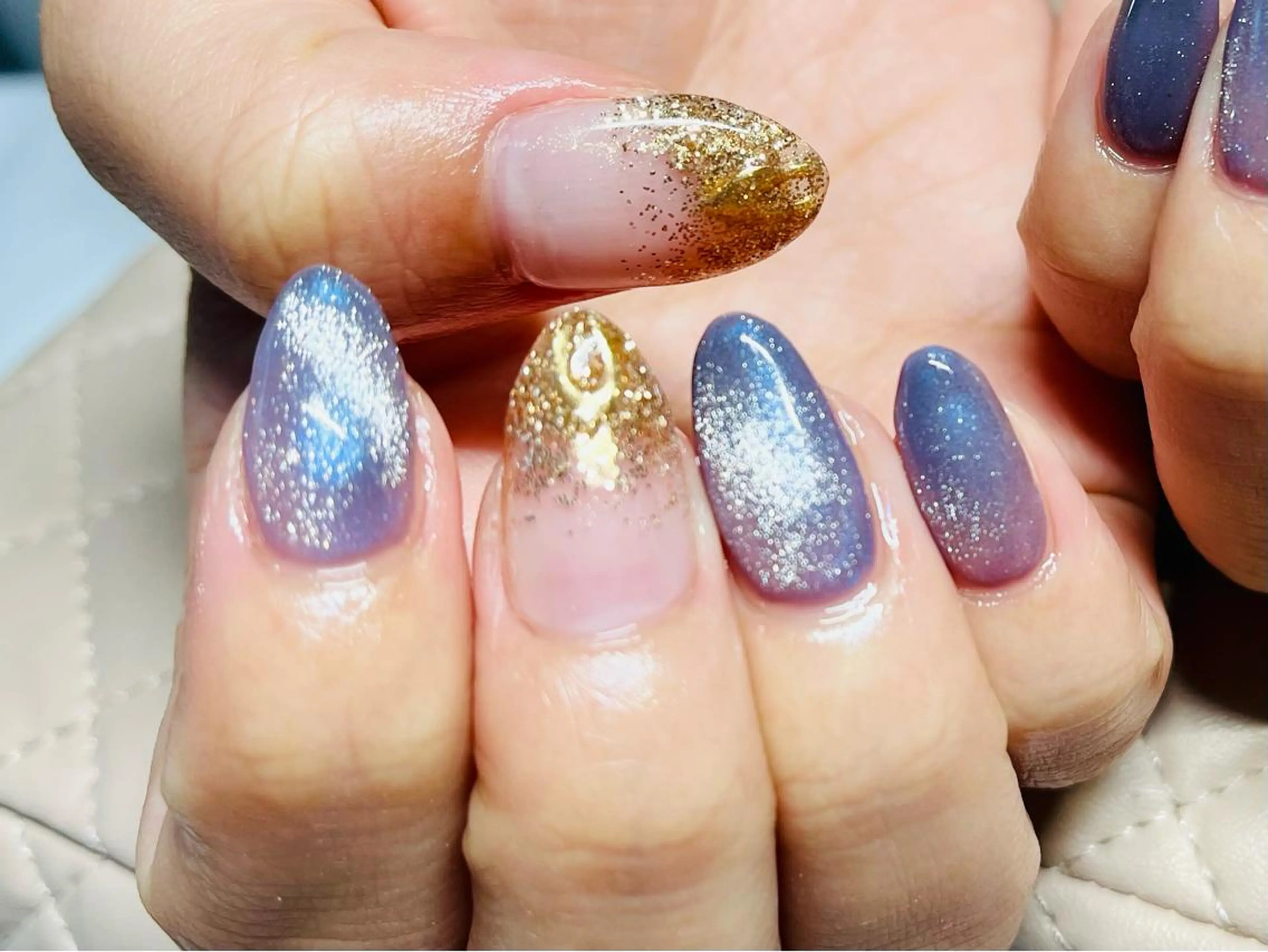 ネイル ハンドネイル goldgleams ちなのネイルデザイン