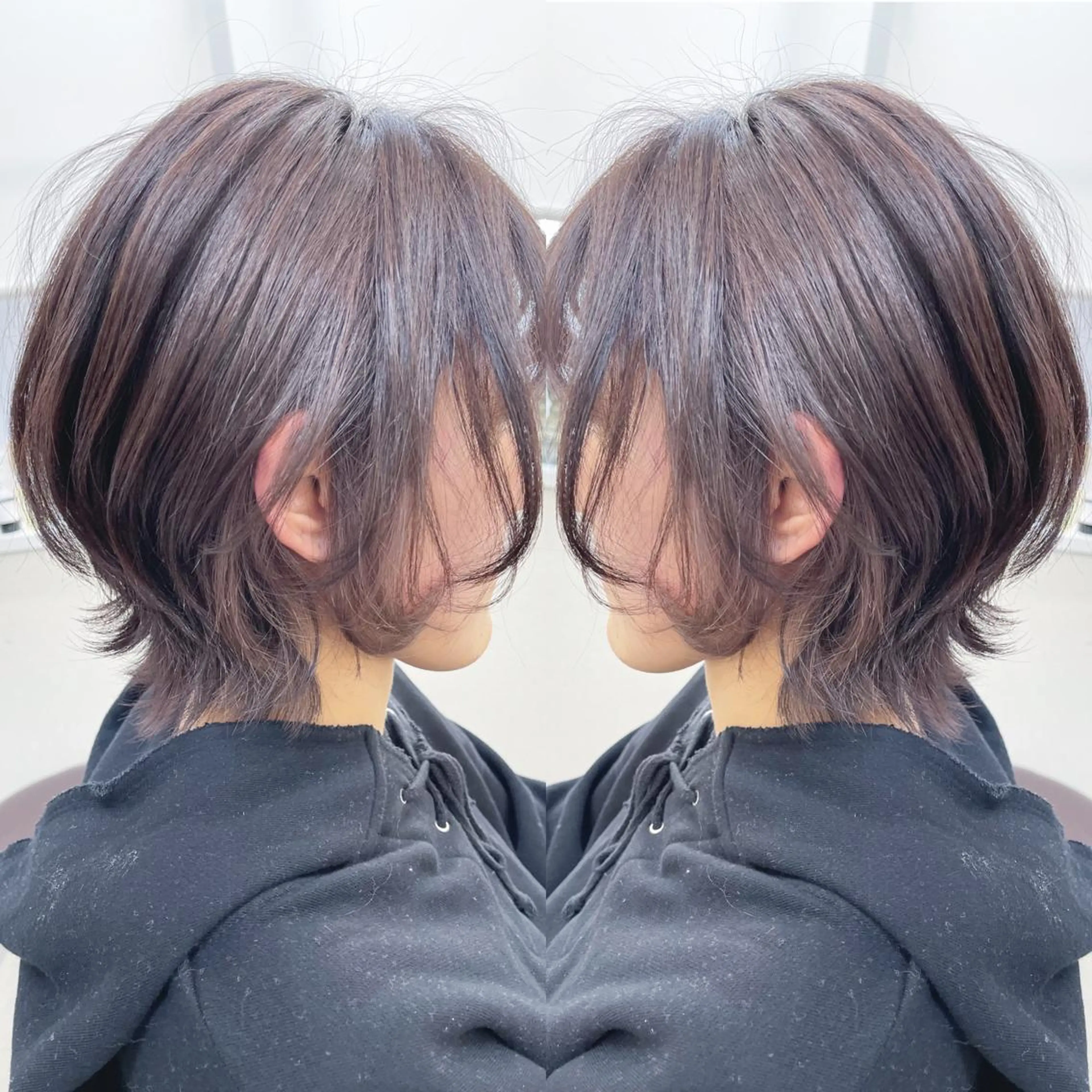 ショート ボブ ウルフカット ウルフボブ カット H (エイチ) 烏丸御池店のヘアスタイル