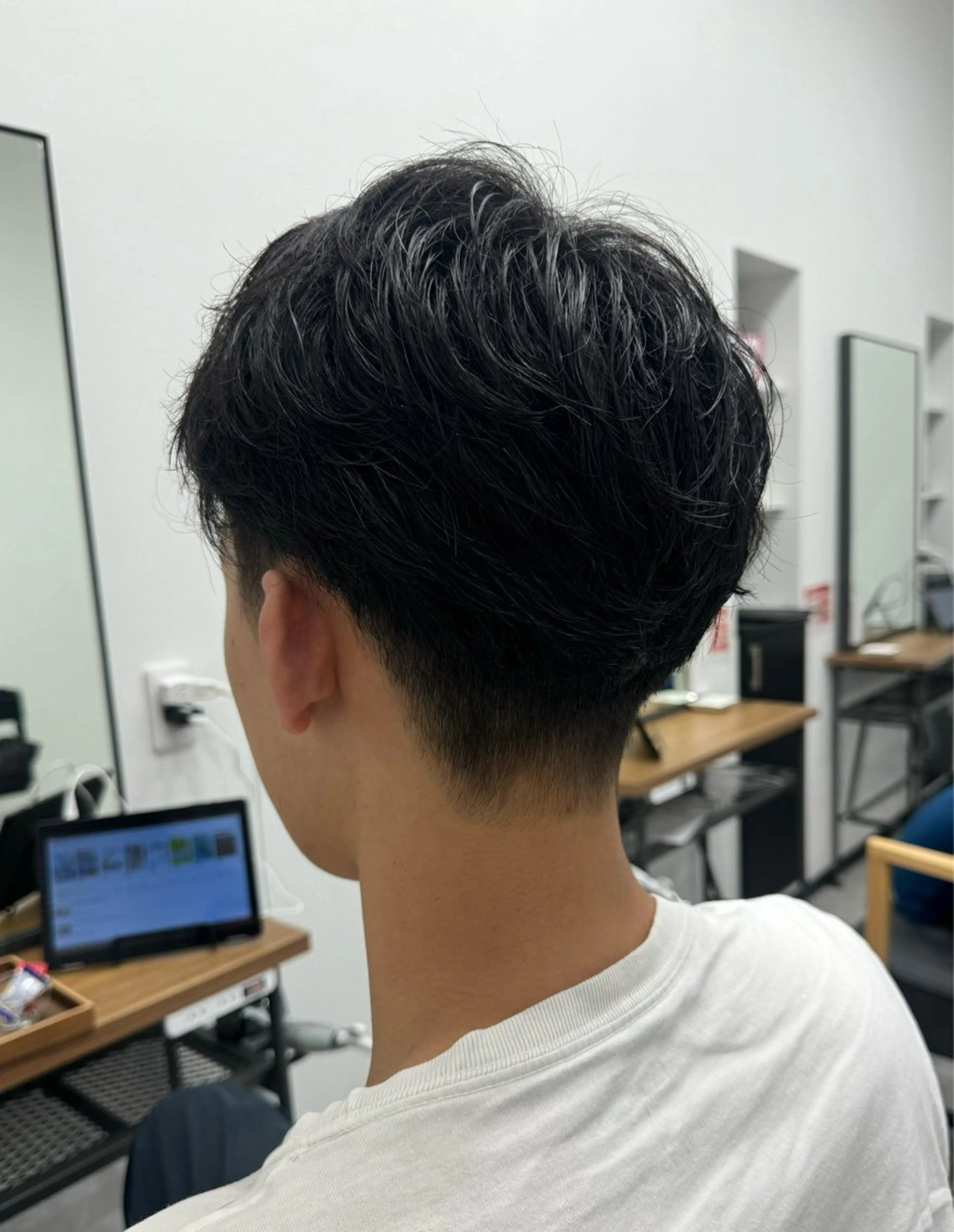 パーマ メンズ 𝘀𝗮𝗲 ⑅*/ 艶髪/ショートボブのヘアスタイル