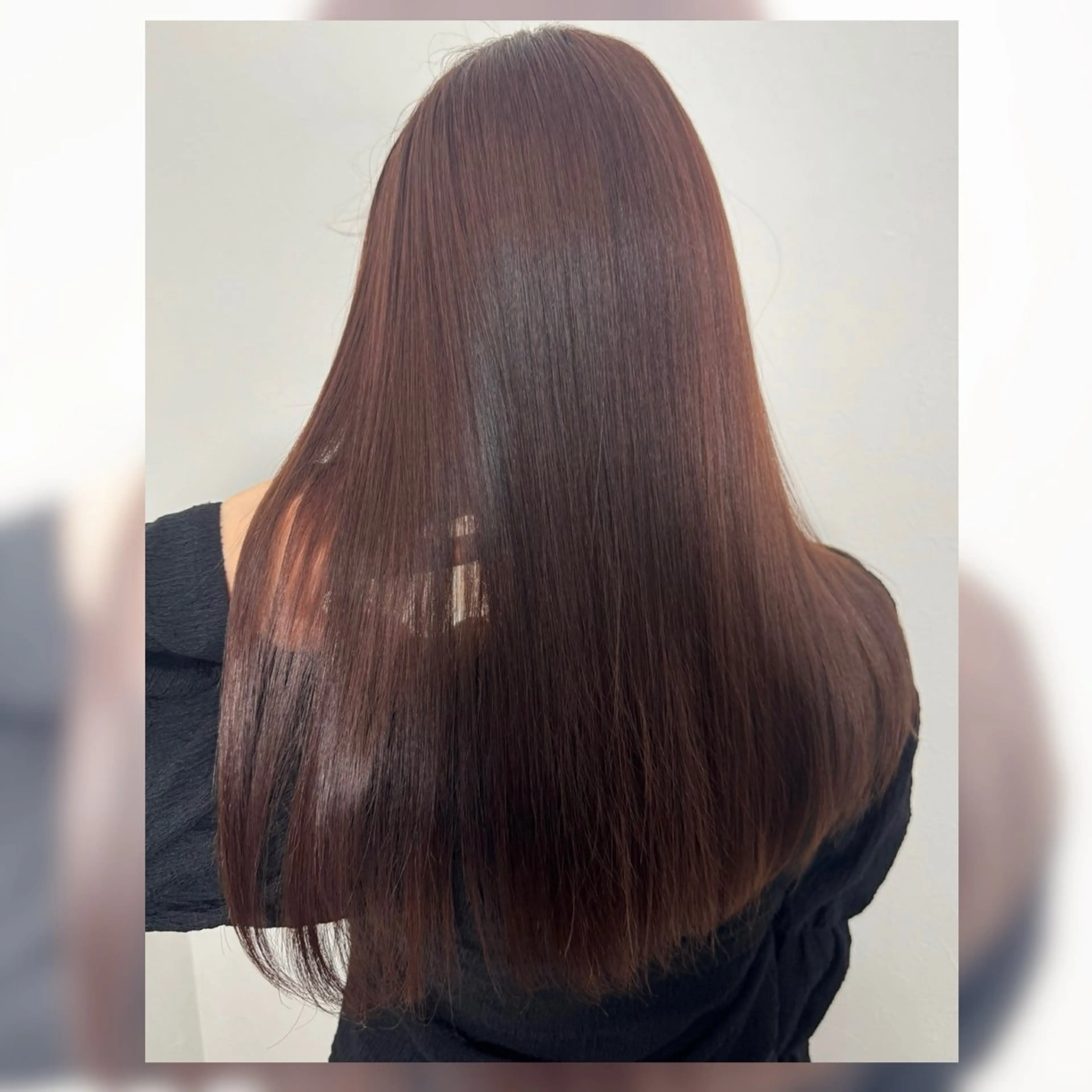 セミロング カラー 髪質改善 トリートメント ✨髪質改善×透明感 カラー✨岩下哲也のヘアスタイル