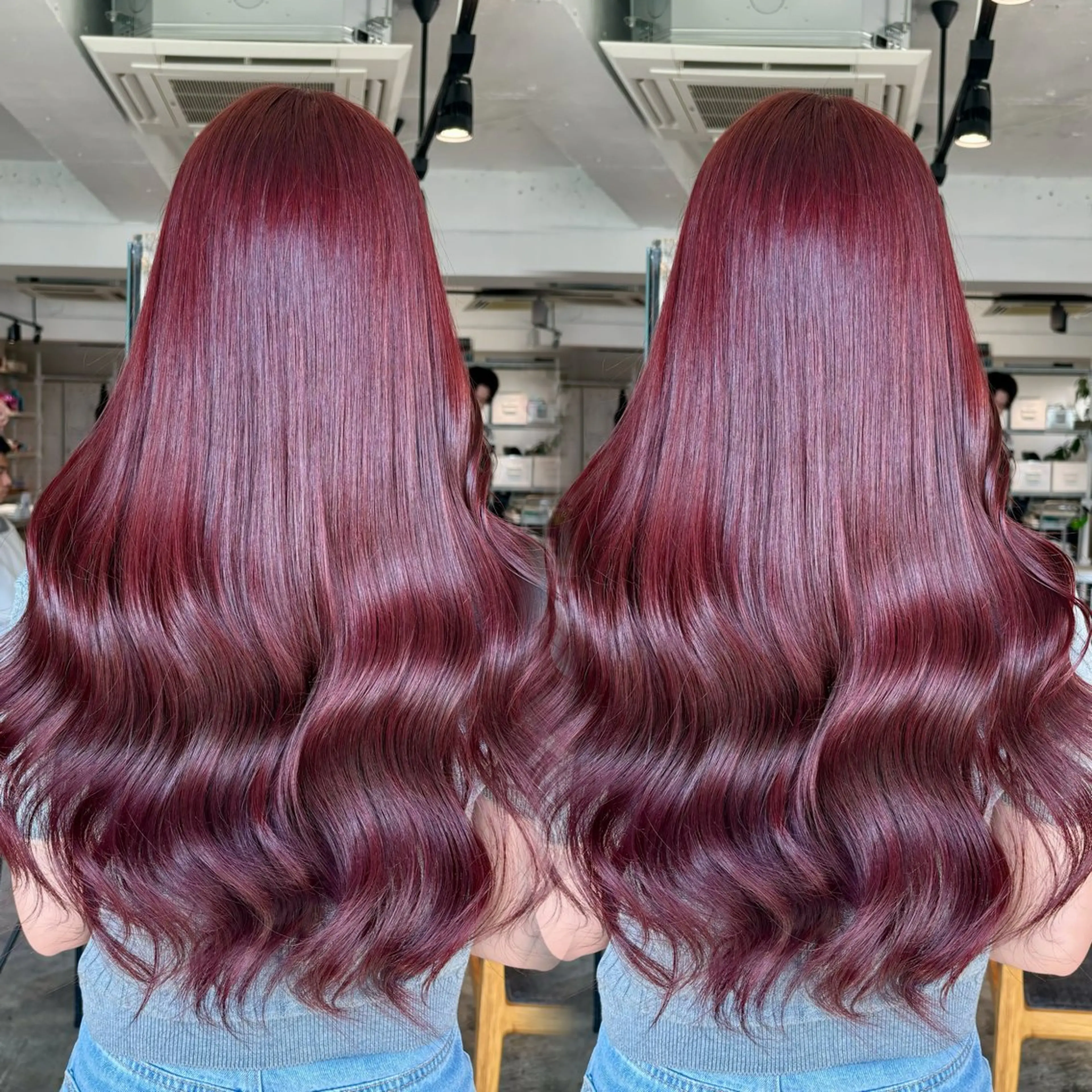 ロング カラー アディクシーカラー アッシュ アッシュブラウン ベージュカラー 黒髪 ヘアカラー トリートメント ヘッドスパ 暖色カラー🍒 ケアブリーチ/akiのヘアスタイル