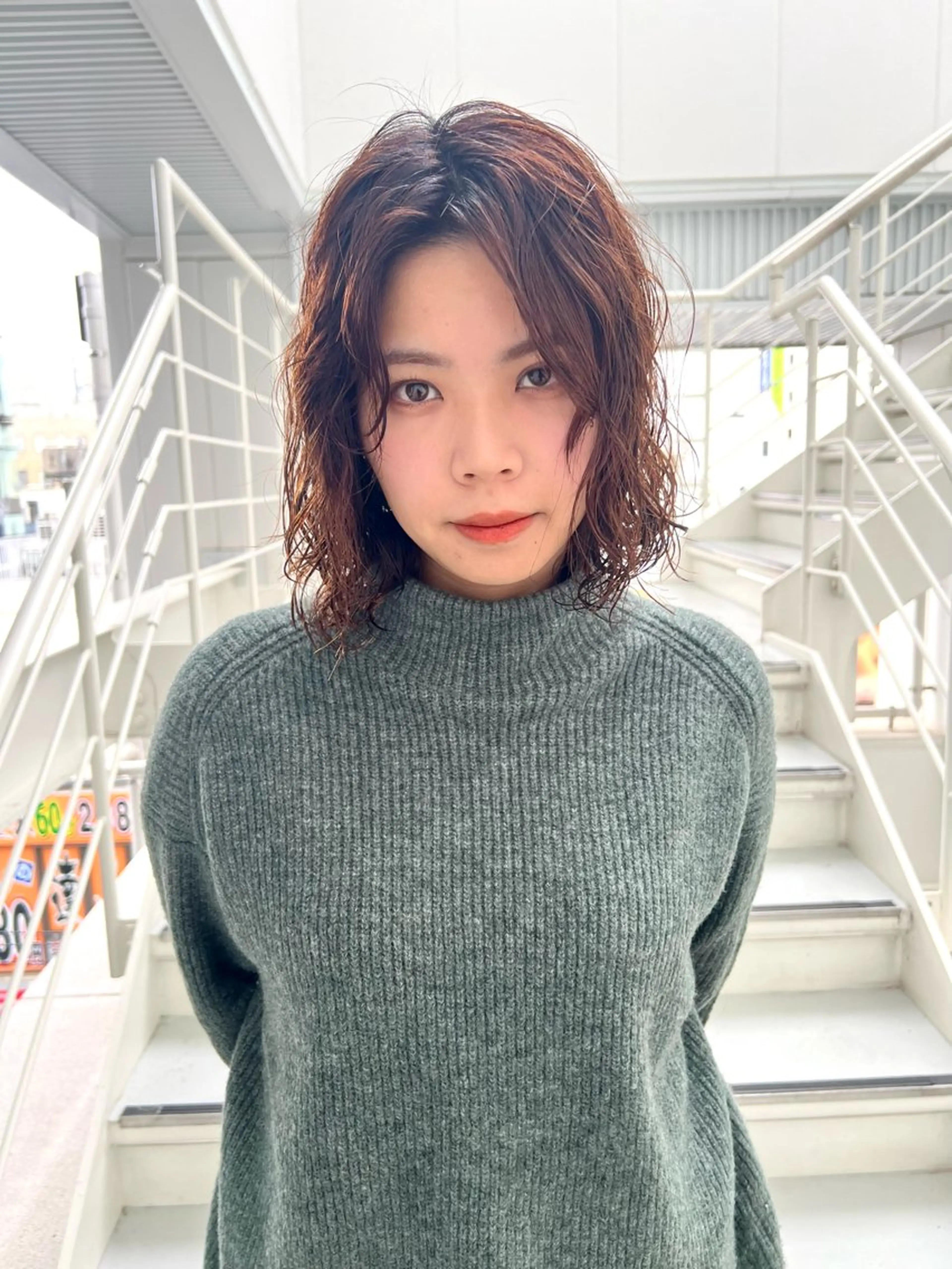 ショート ボブ ショートヘア カット パーマ トリートメント しおり/パーマ/ newi町田のヘアスタイル