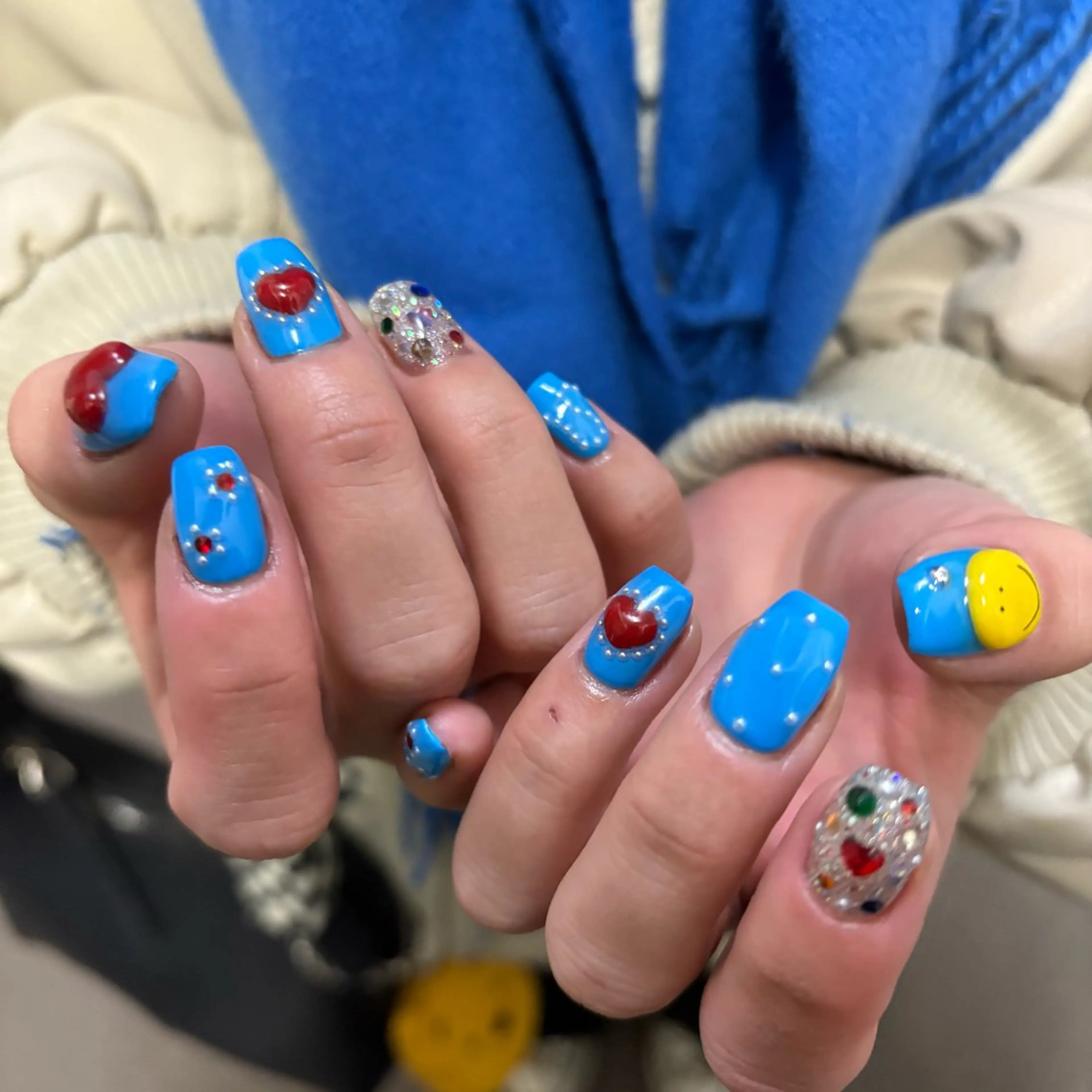 ネイル ハンドネイル カメレオン京橋🌻 草葉由佳のネイルデザイン