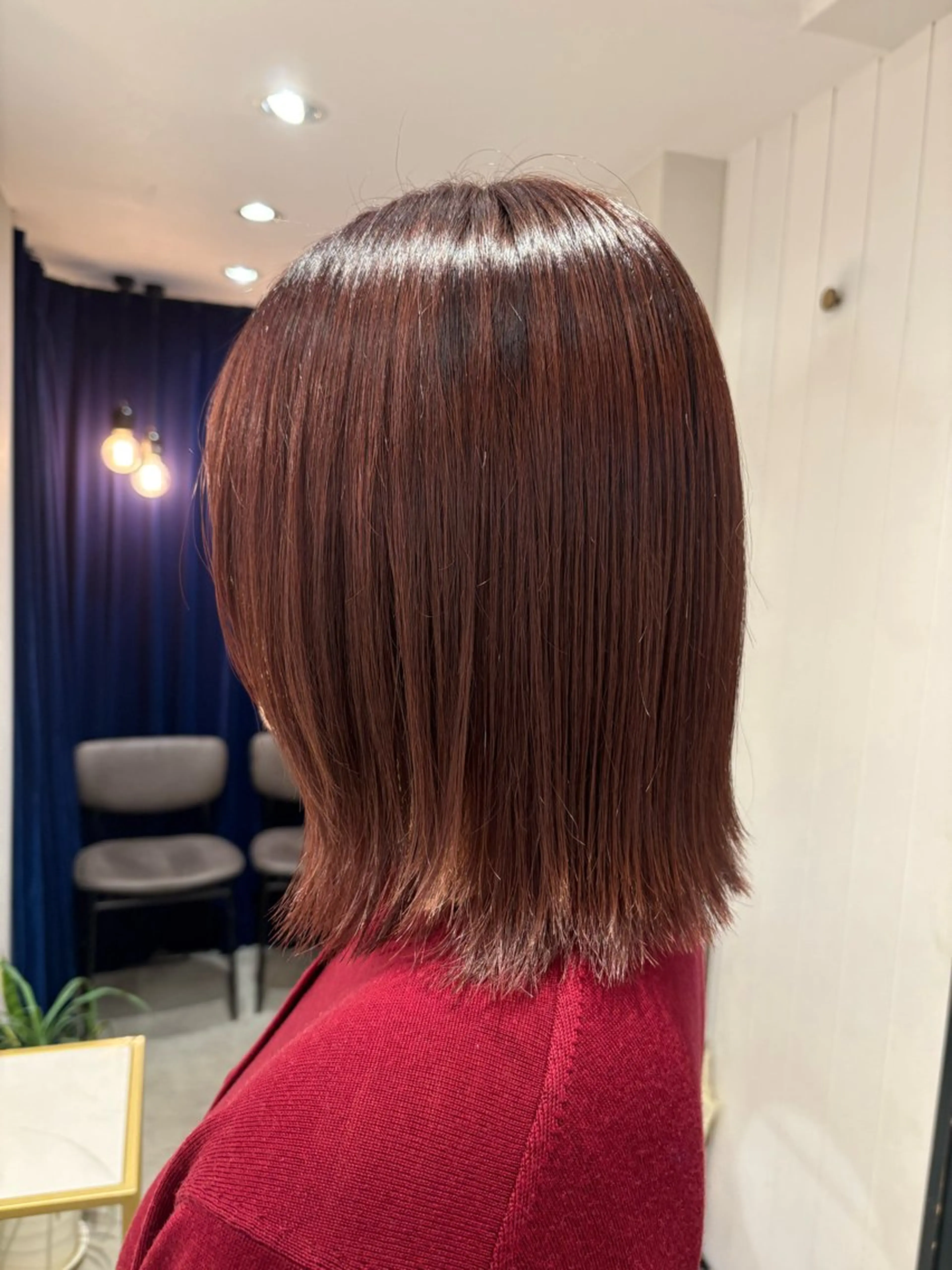 ミディアム ヘアカラー り おのヘアスタイル