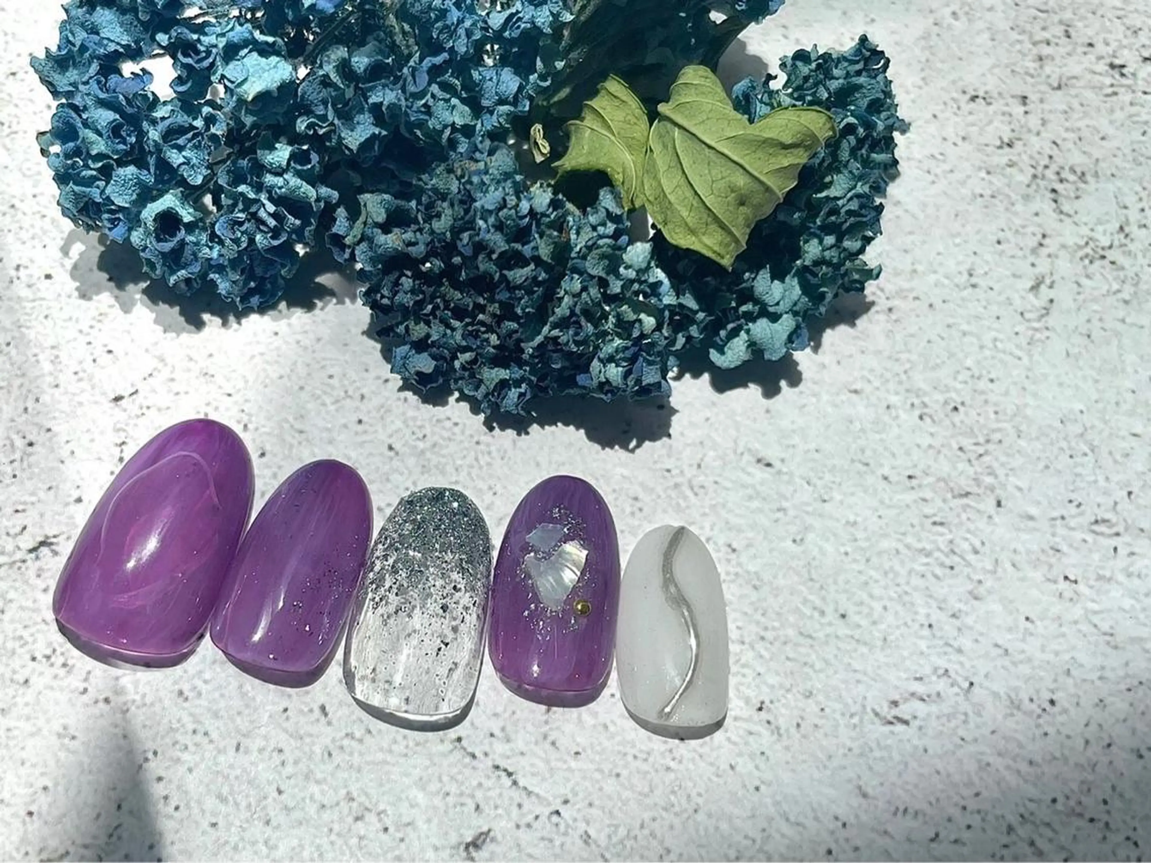 ネイル アートネイル ネイルチップ ⭐︎休業中の練習⭐︎ JNA認定講師髙橋のネイルデザイン