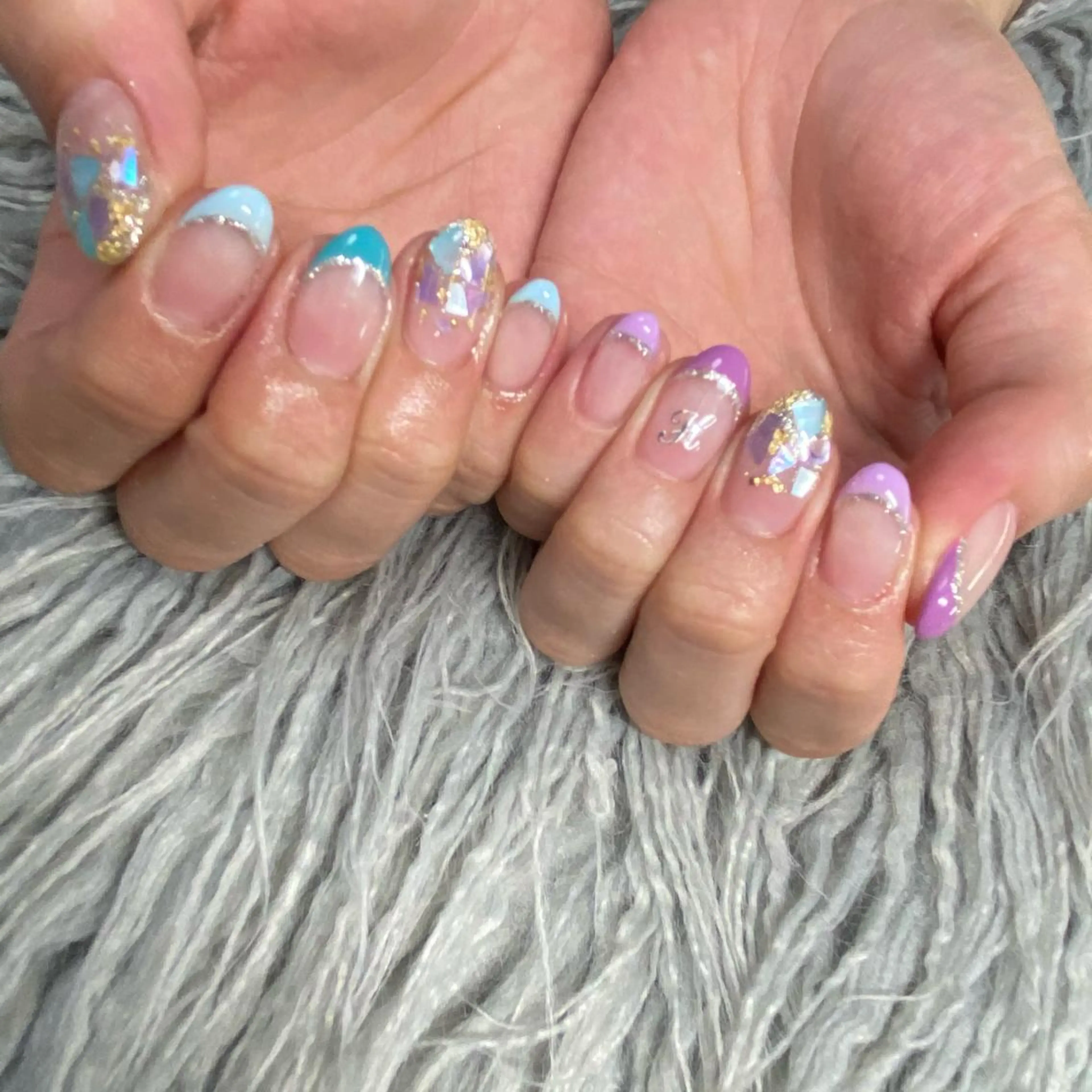 カラー ネイル nail salon LNのネイルデザイン