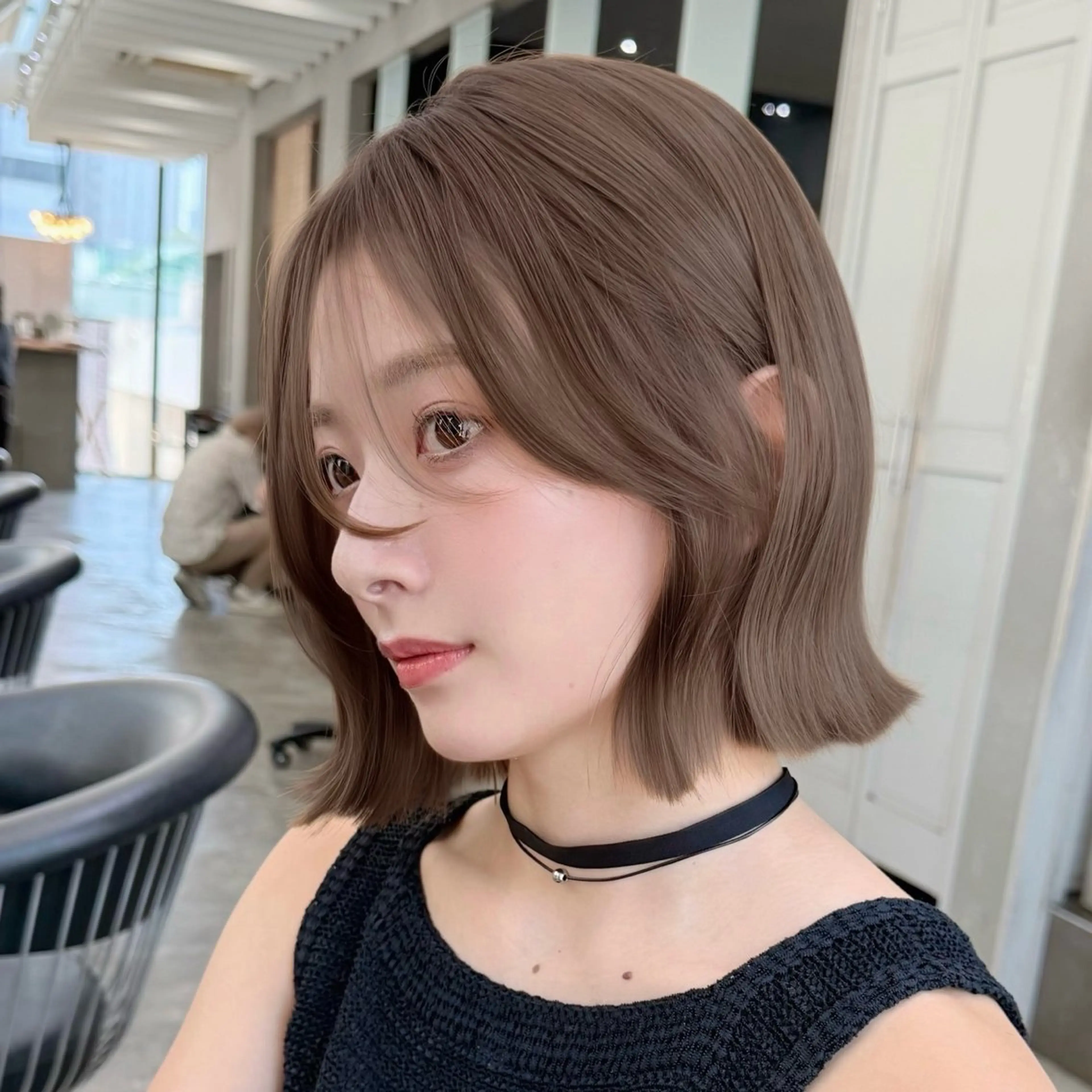 ミディアム カラー カット ヘアカラー トリートメント 《髪質改善✖️レイヤ ー🩶》ナオヤのヘアスタイル