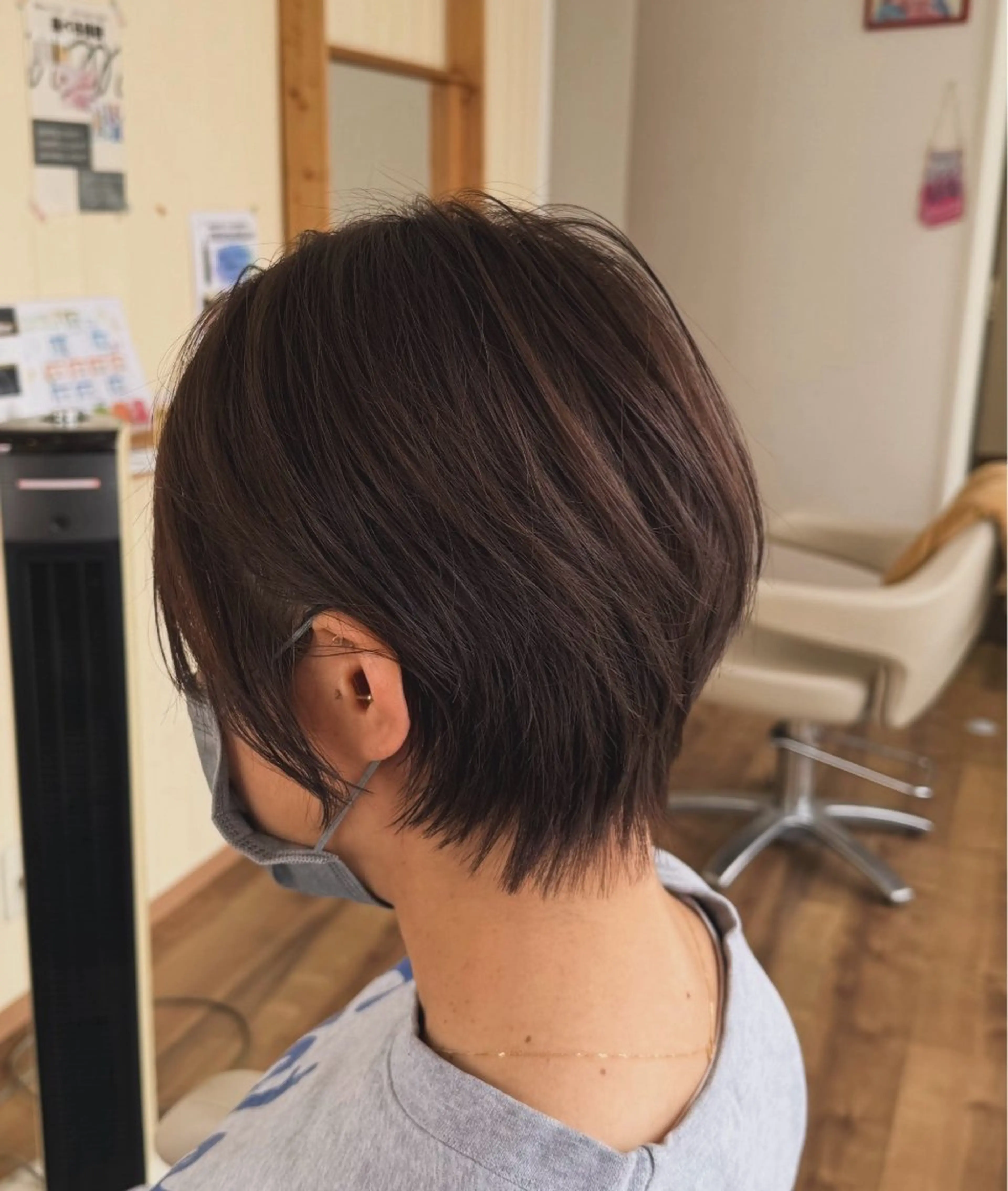 ショート カット ヘッドスパ 細貝 舞利のヘアスタイル
