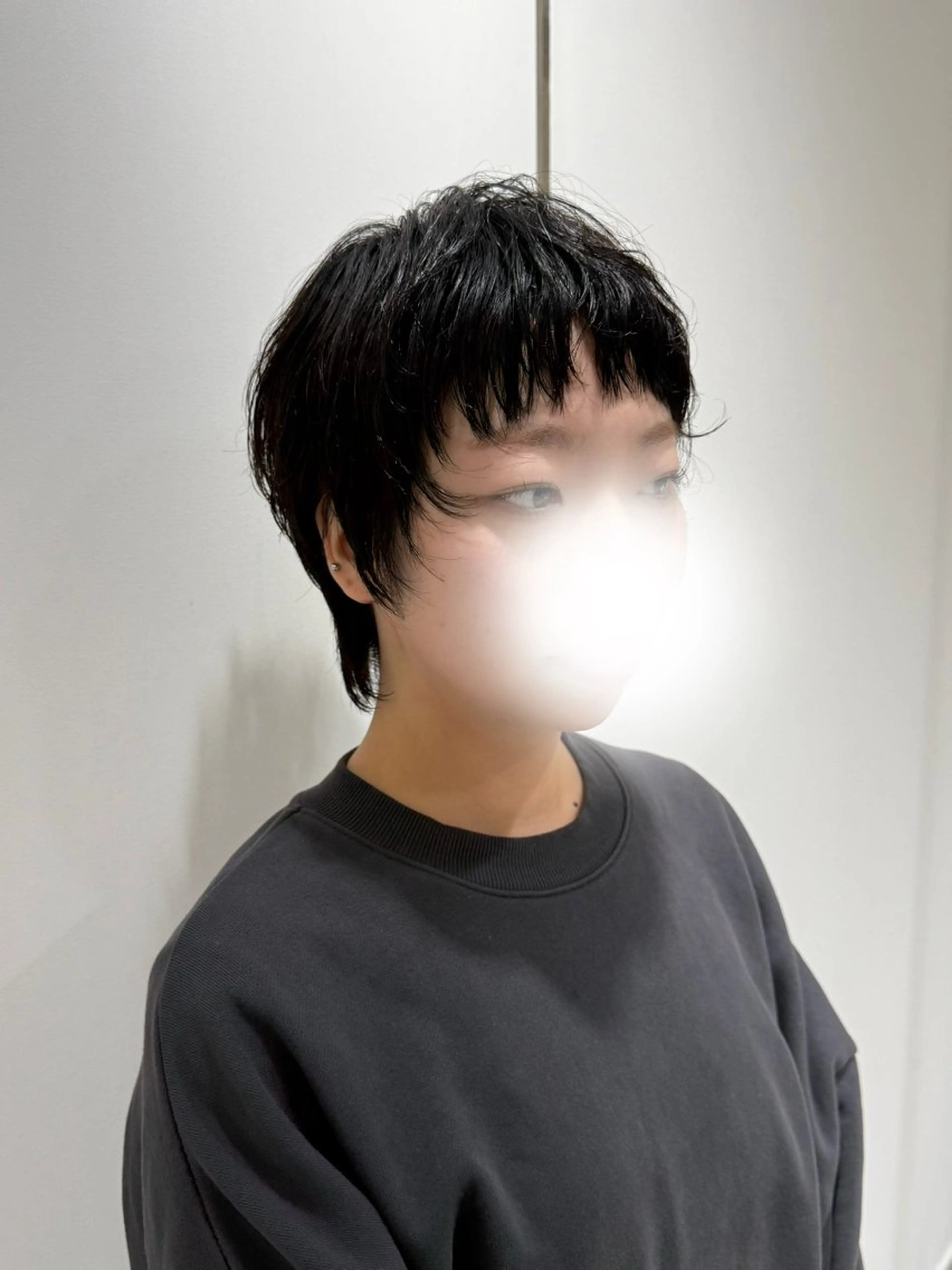 ショート パーマ ヘアカラー ヘアセット 七澤 那月のヘアスタイル