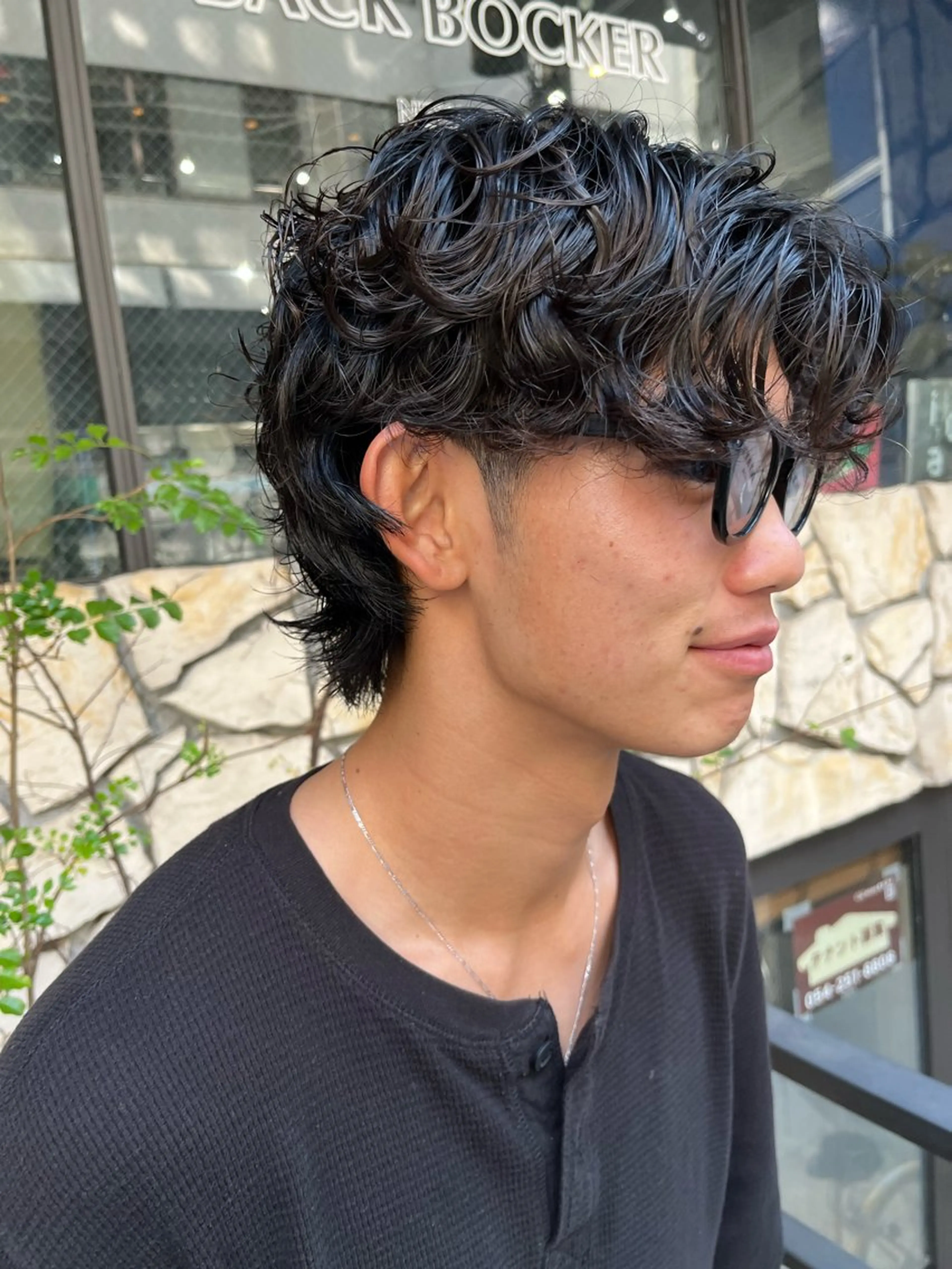 ミディアム パーマ ミディアムパーマ AOI ハイトーン/ボブのヘアスタイル