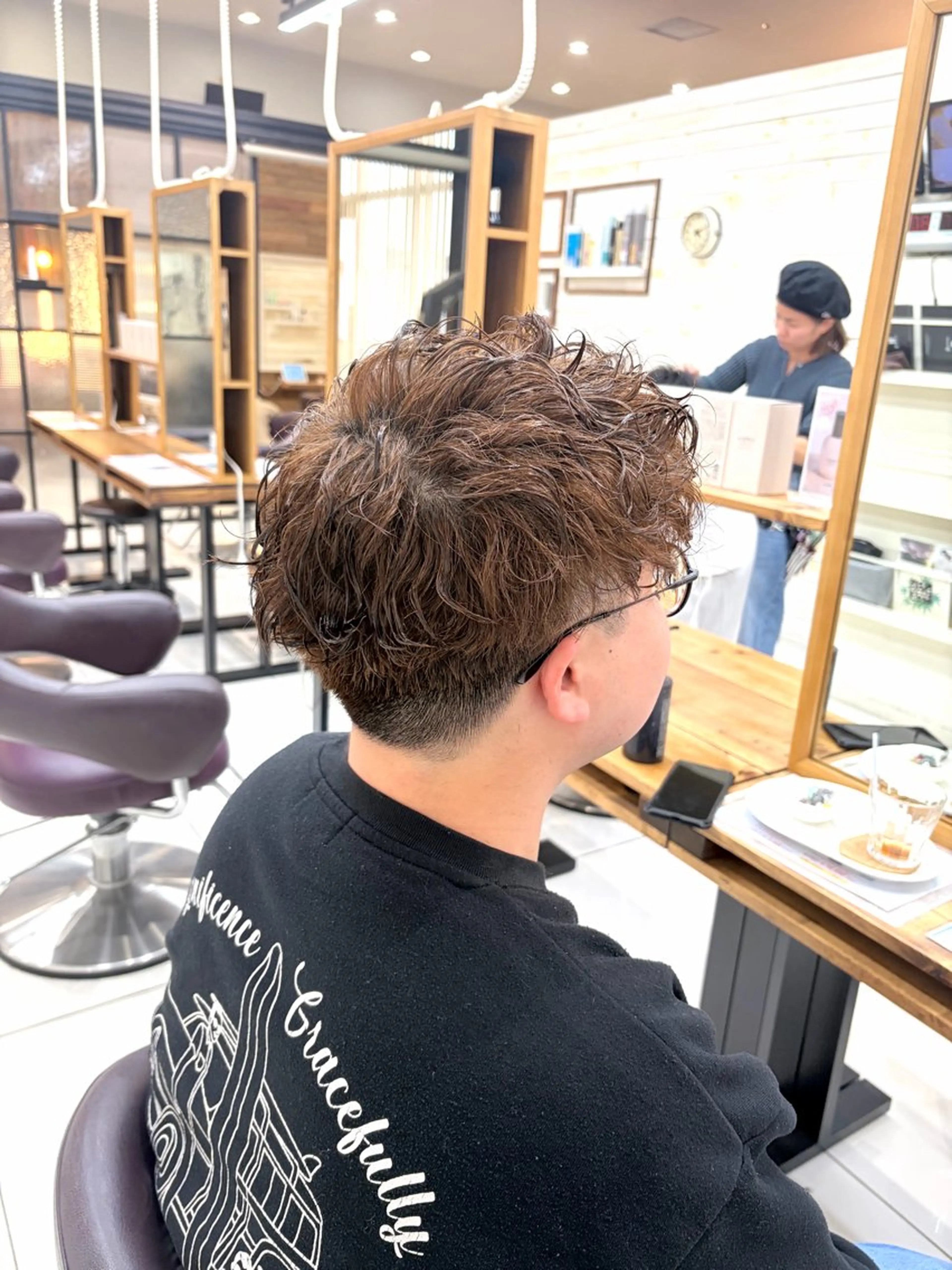 パーマ メンズ カット パーマ メンズパーマ/ウルフ /似合わせカット滉一のヘアスタイル