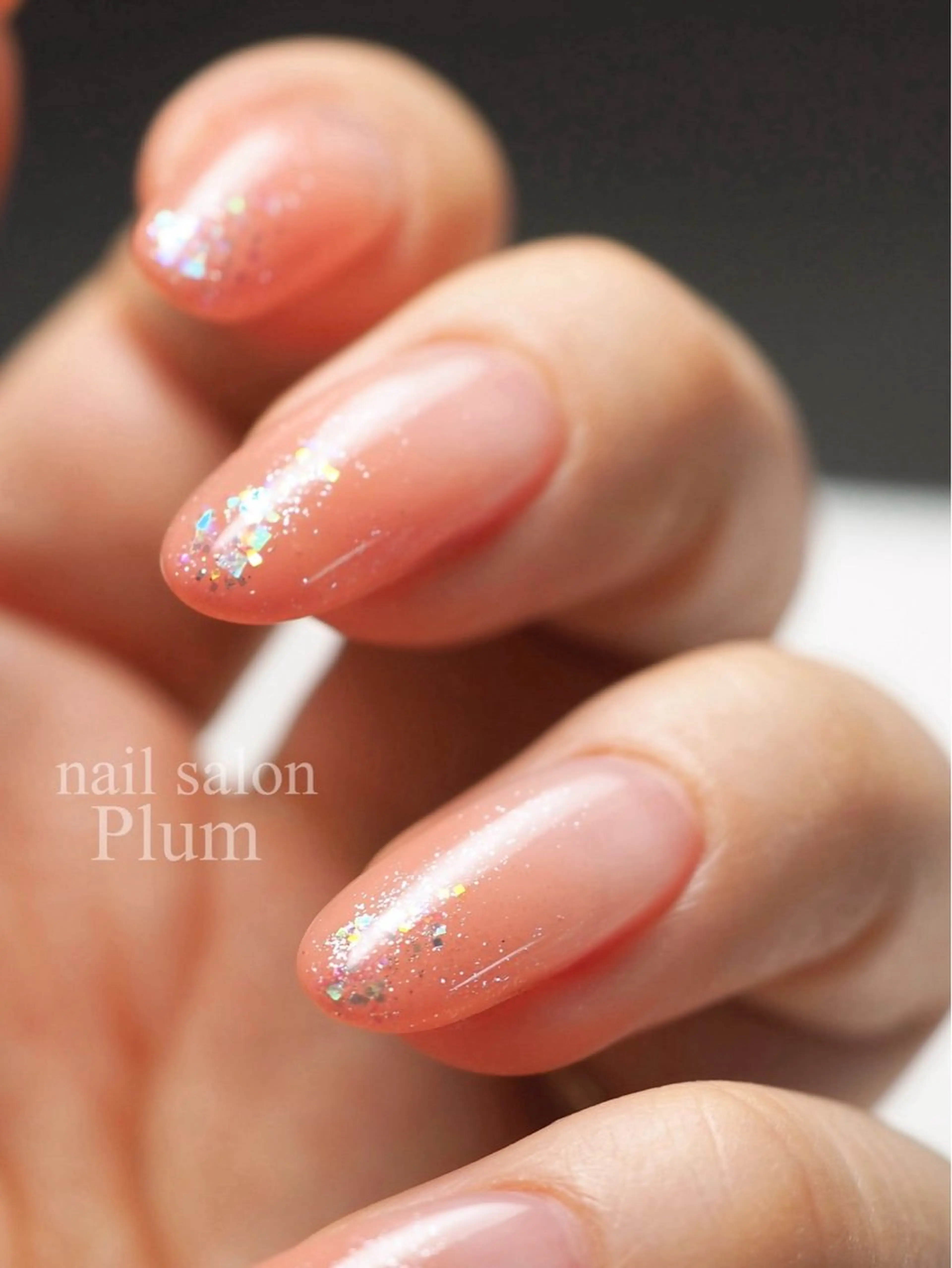 ネイル ラメ(グリッター) Plum Kanaのネイルデザイン