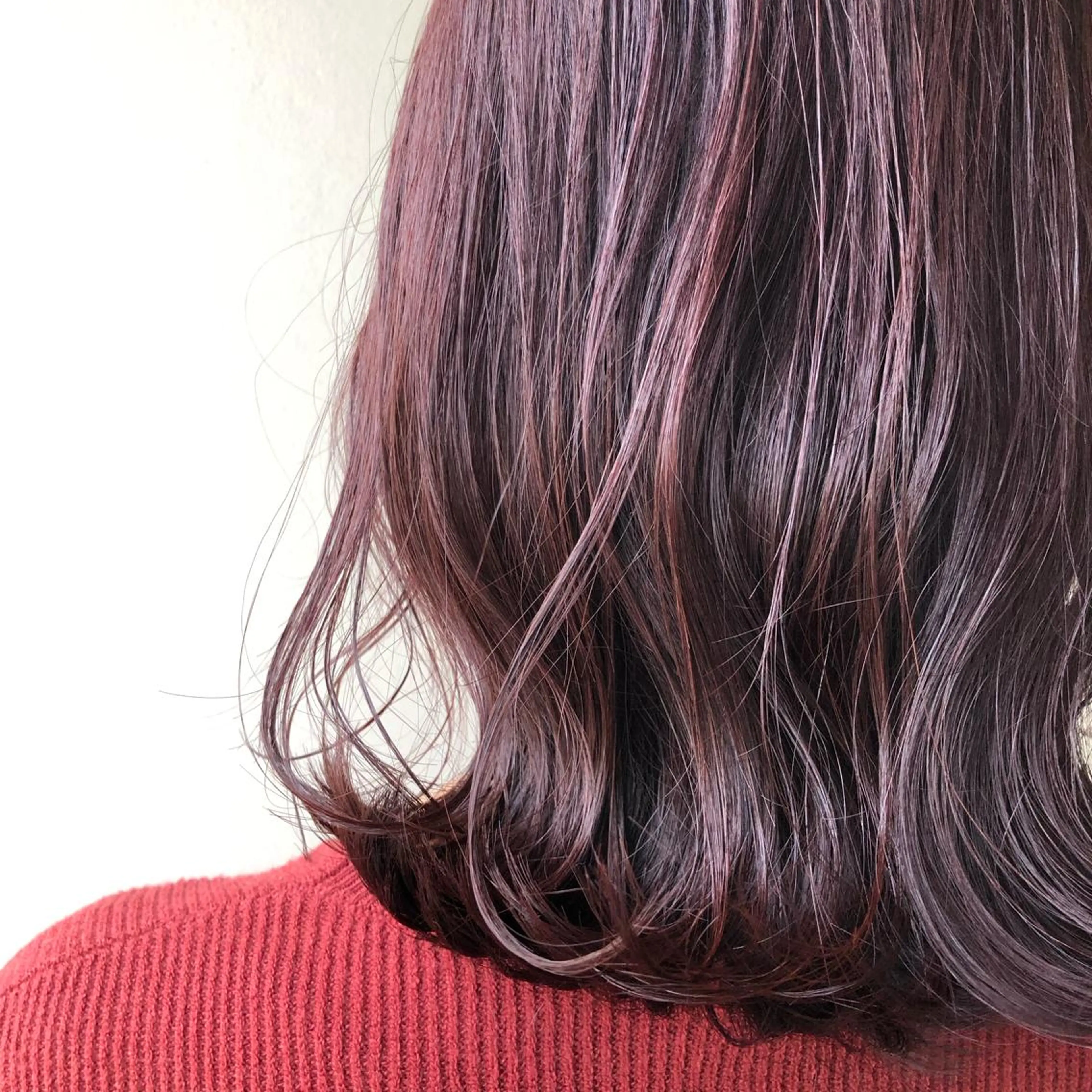 ミディアム カラー ヘアアレンジ 透明感カラー ピンクカラー ヘアカラー トリートメント 🌻韓国風ヘア🌻 ✨🌷ナナコ🌷のヘアスタイル