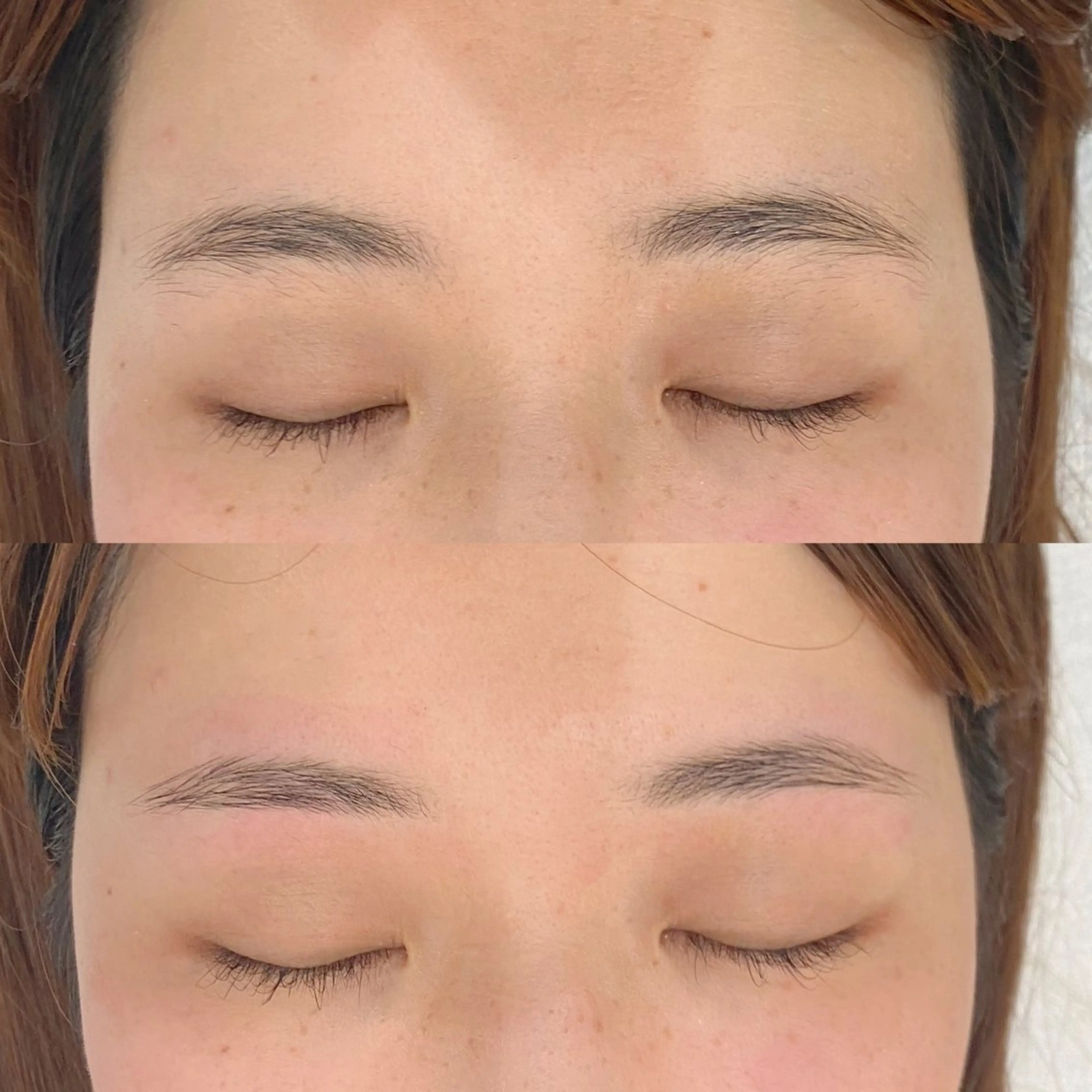 アイブロウ ワックス脱毛 眉カット PROGRESS あかり❤️‍🔥のマツエク・マツパデザイン