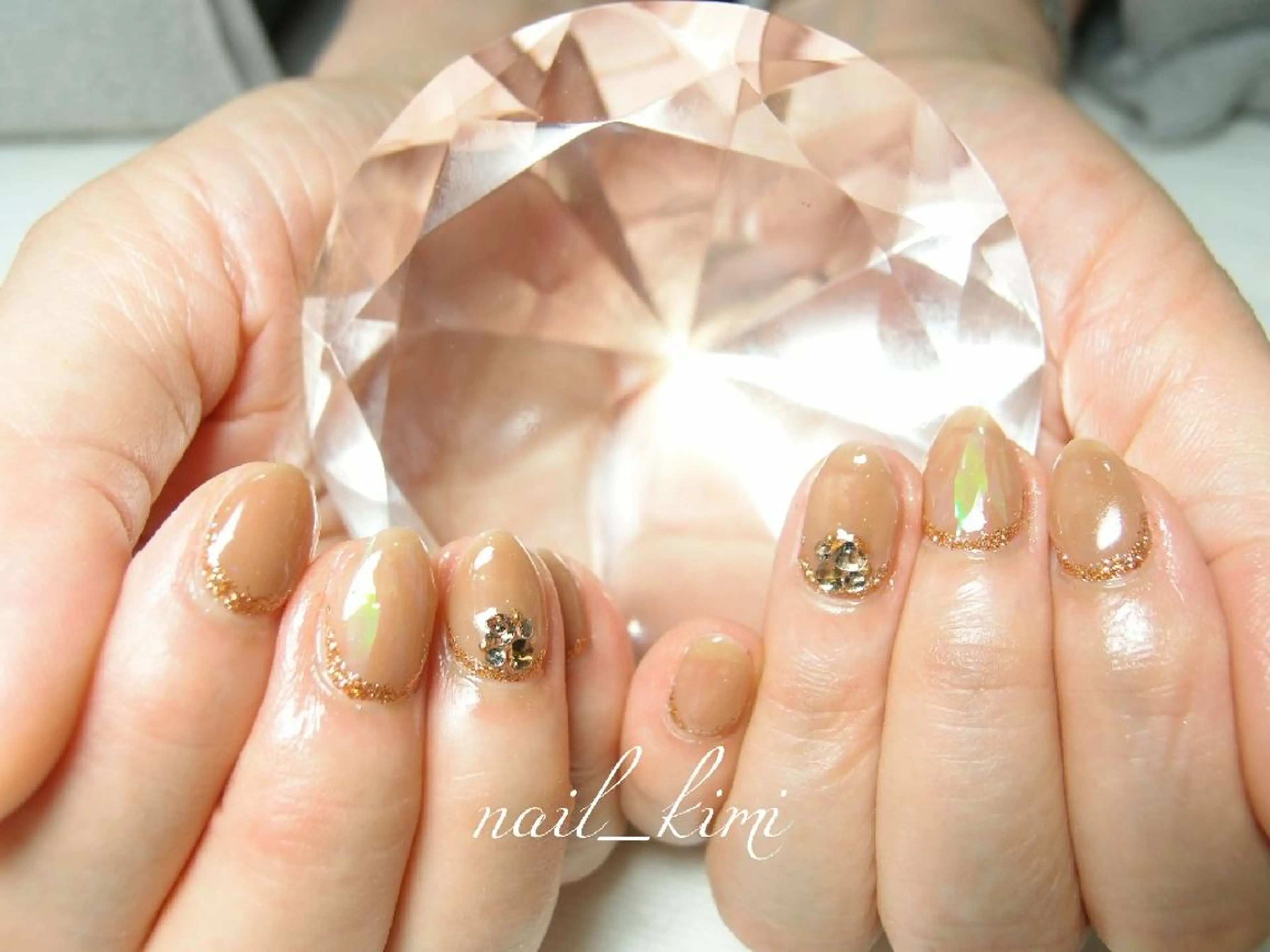 メンズ ネイル アートネイル ラメ(グリッター) ETHOSENSE. kimikaのネイルデザイン