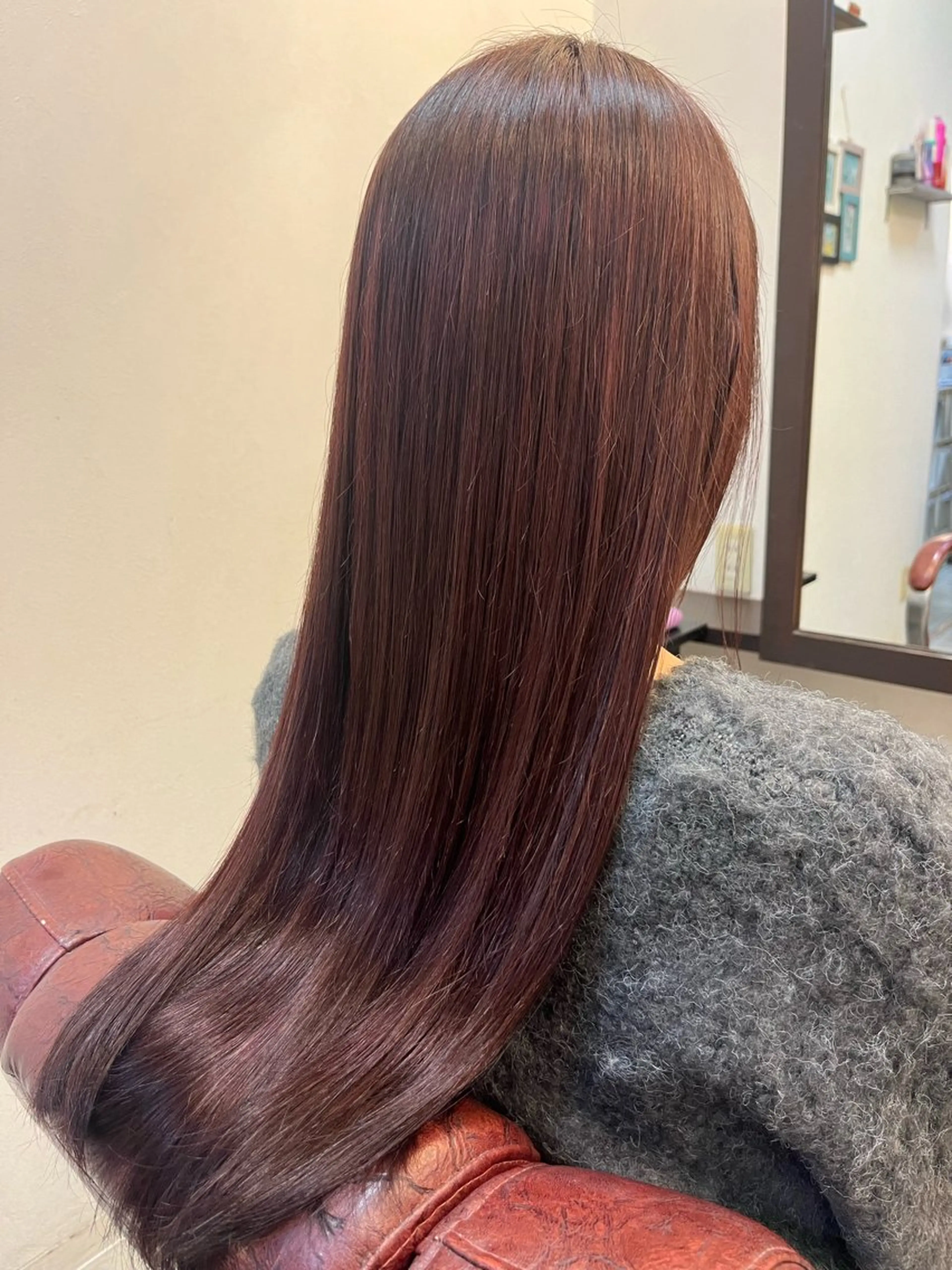 カラー 立道 樹奈のヘアスタイル