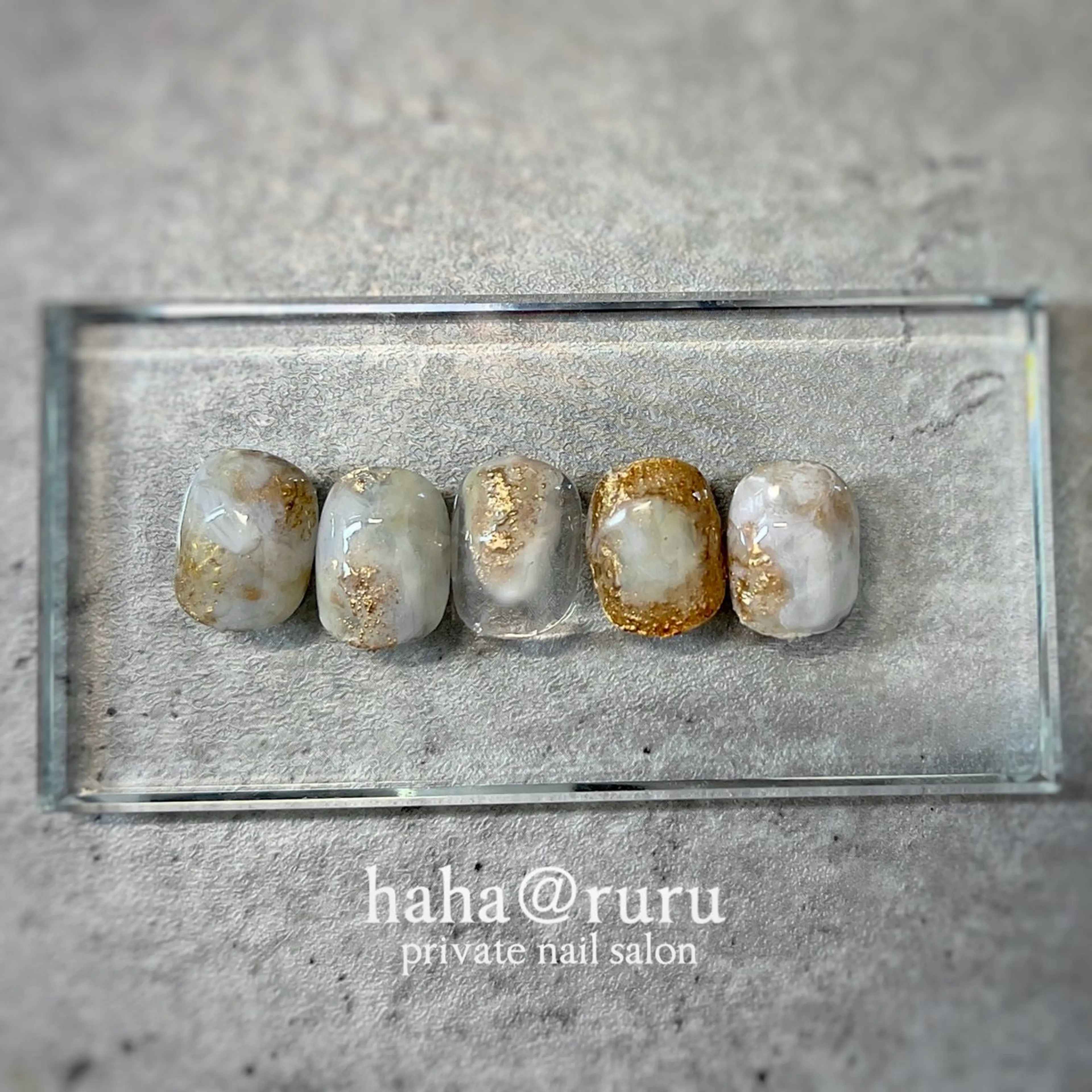 ネイル ニュアンスネイル haha@ ruruのネイルデザイン