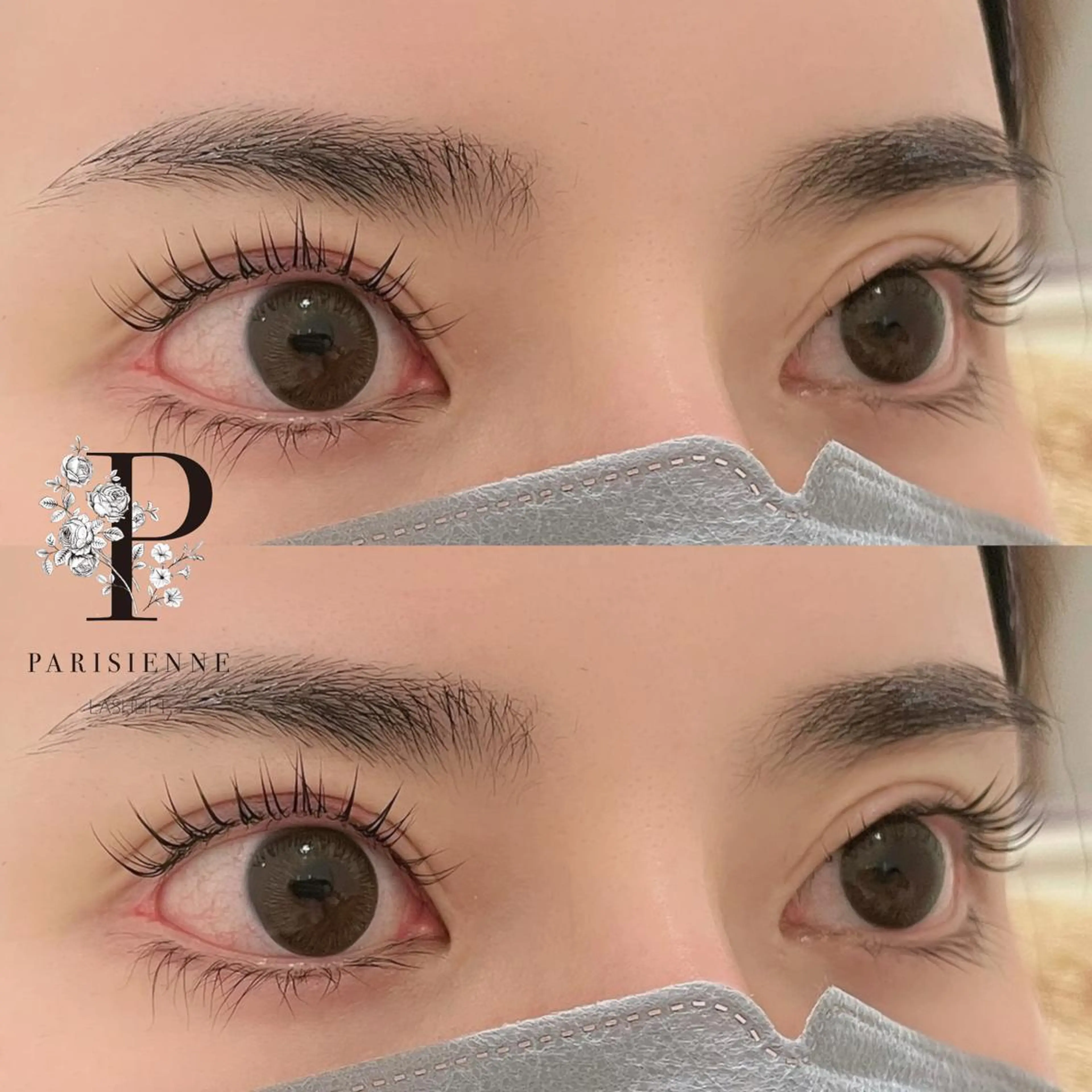 マツエク・マツパ パリジェンヌラッシュリフト フラットラッシュ/ LEDマツエク/石原のマツエク・マツパデザイン