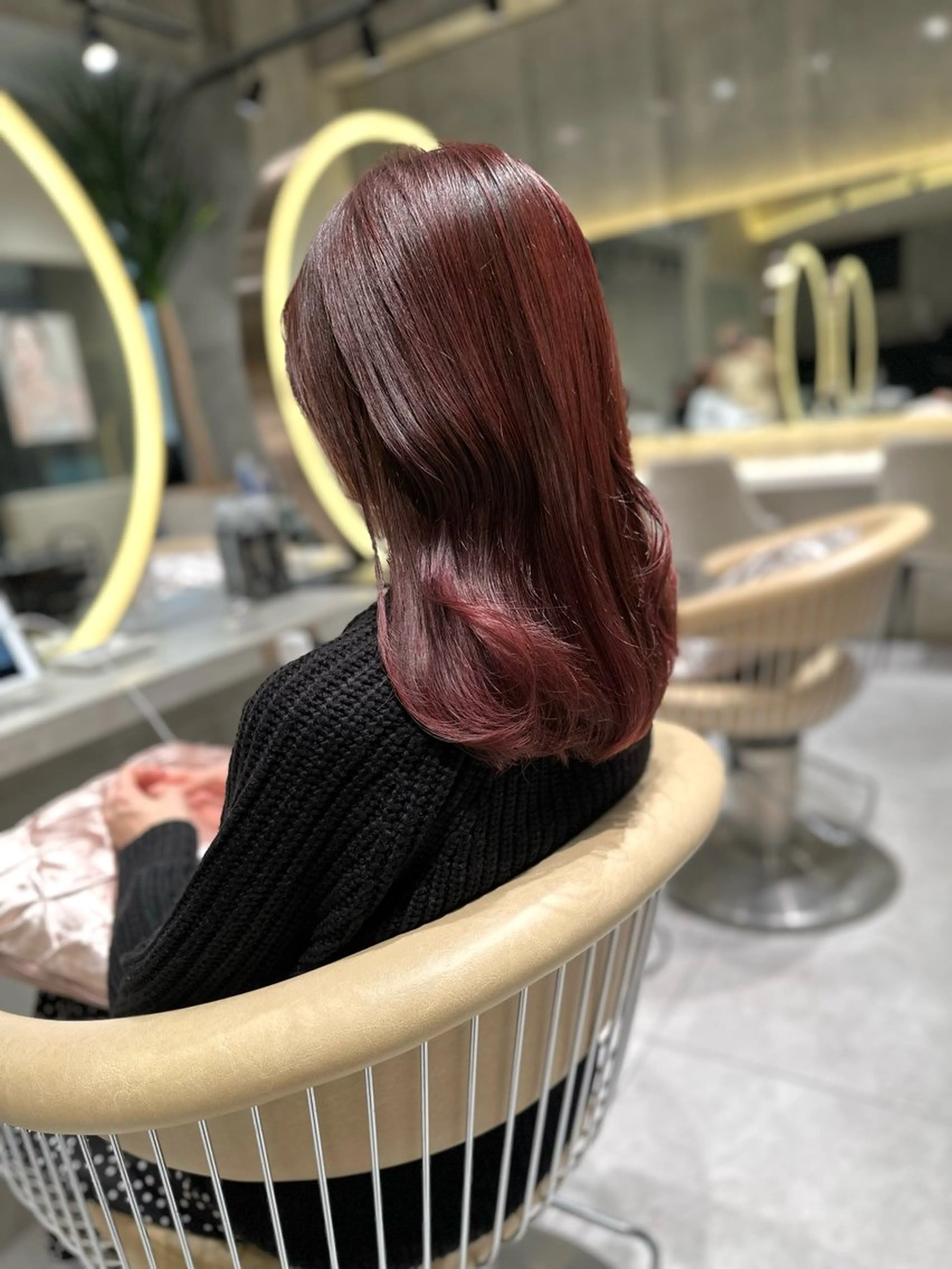 セミロング カラー 《髪質改善✖️オリー ブ🧸》小嶋拓也のヘアスタイル