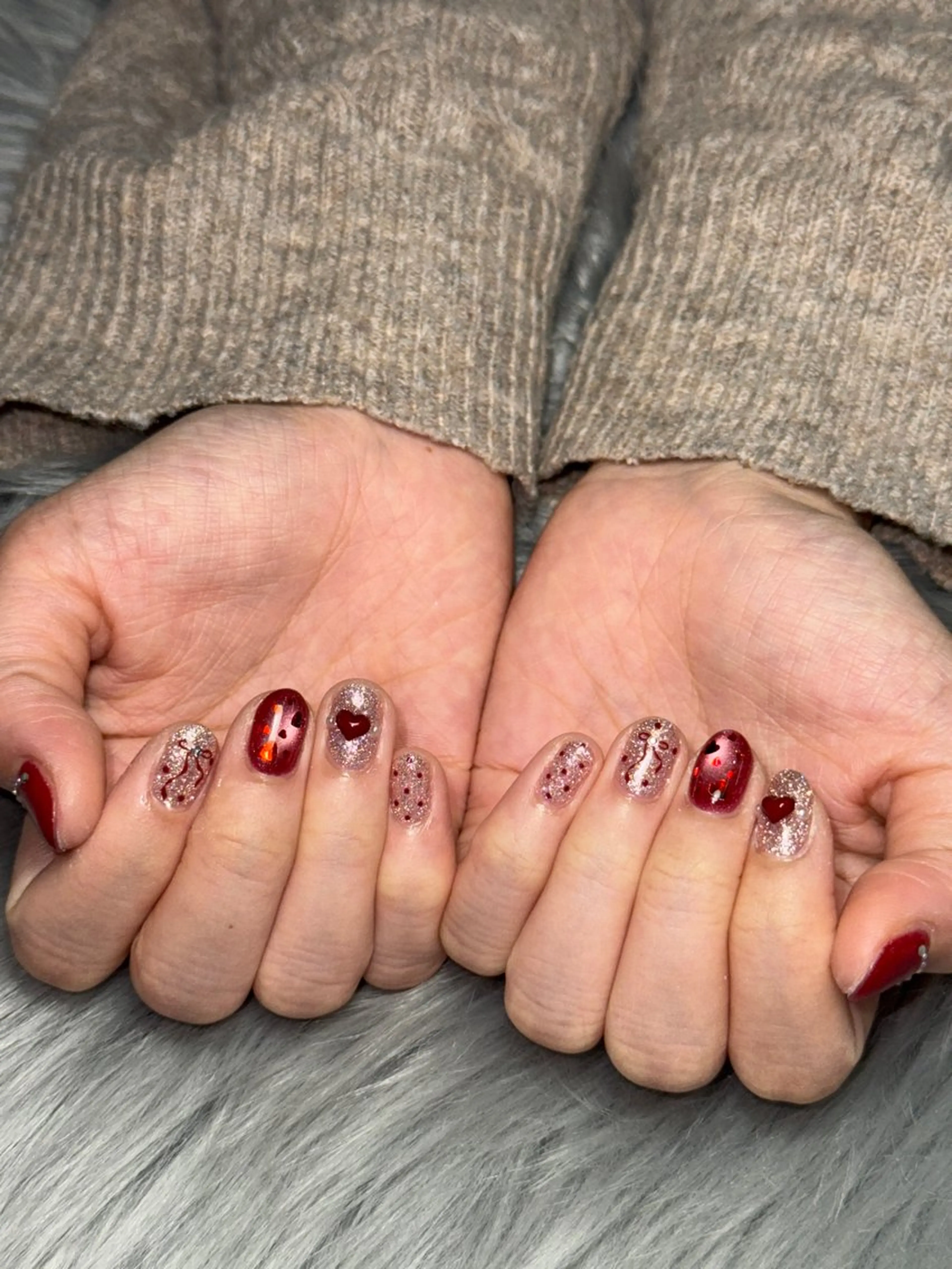 ネイル ハンドネイル Momoka 🍑🎀のネイルデザイン