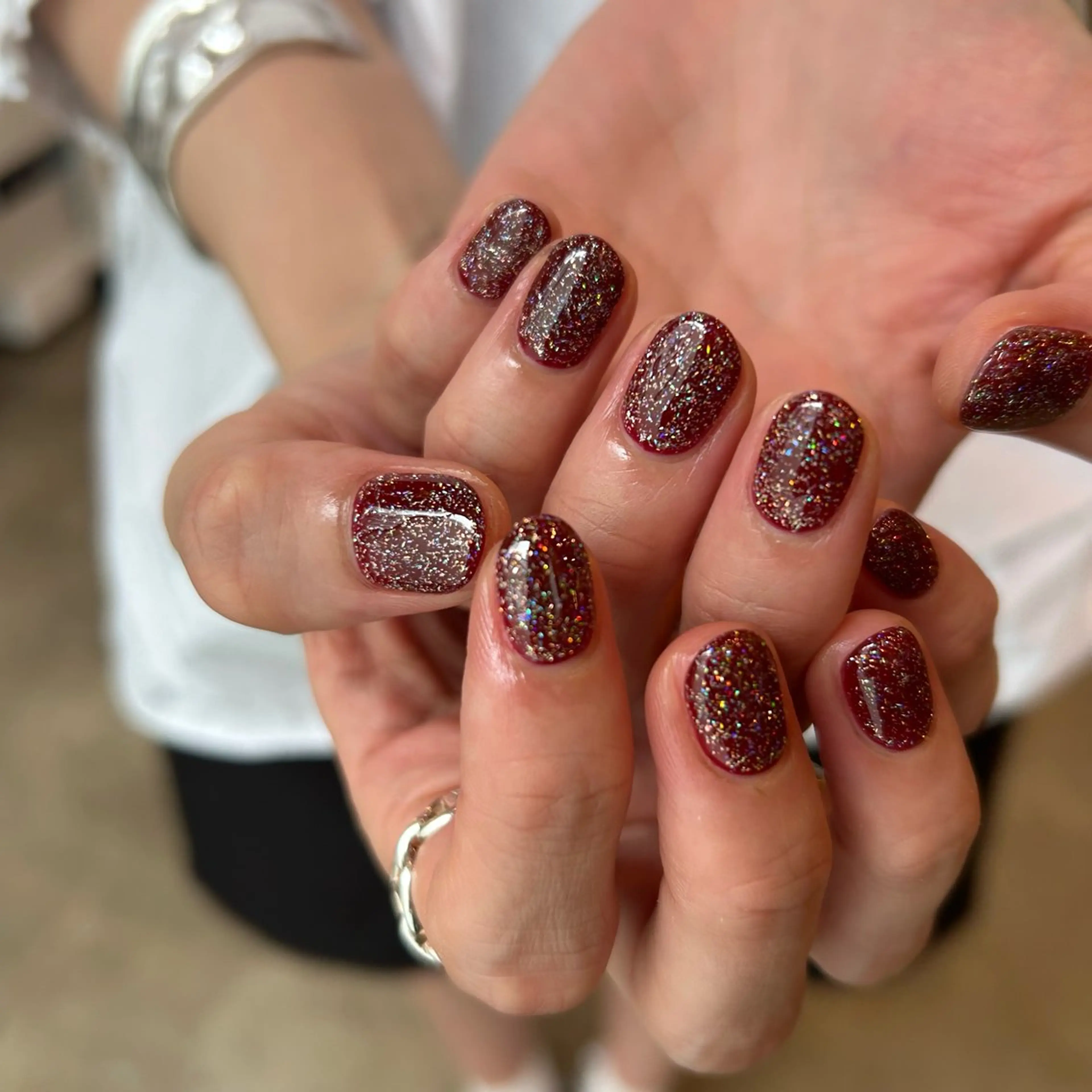 ネイル フラッシュネイル ワンカラーネイル Yumi シンプルネイルのネイルデザイン