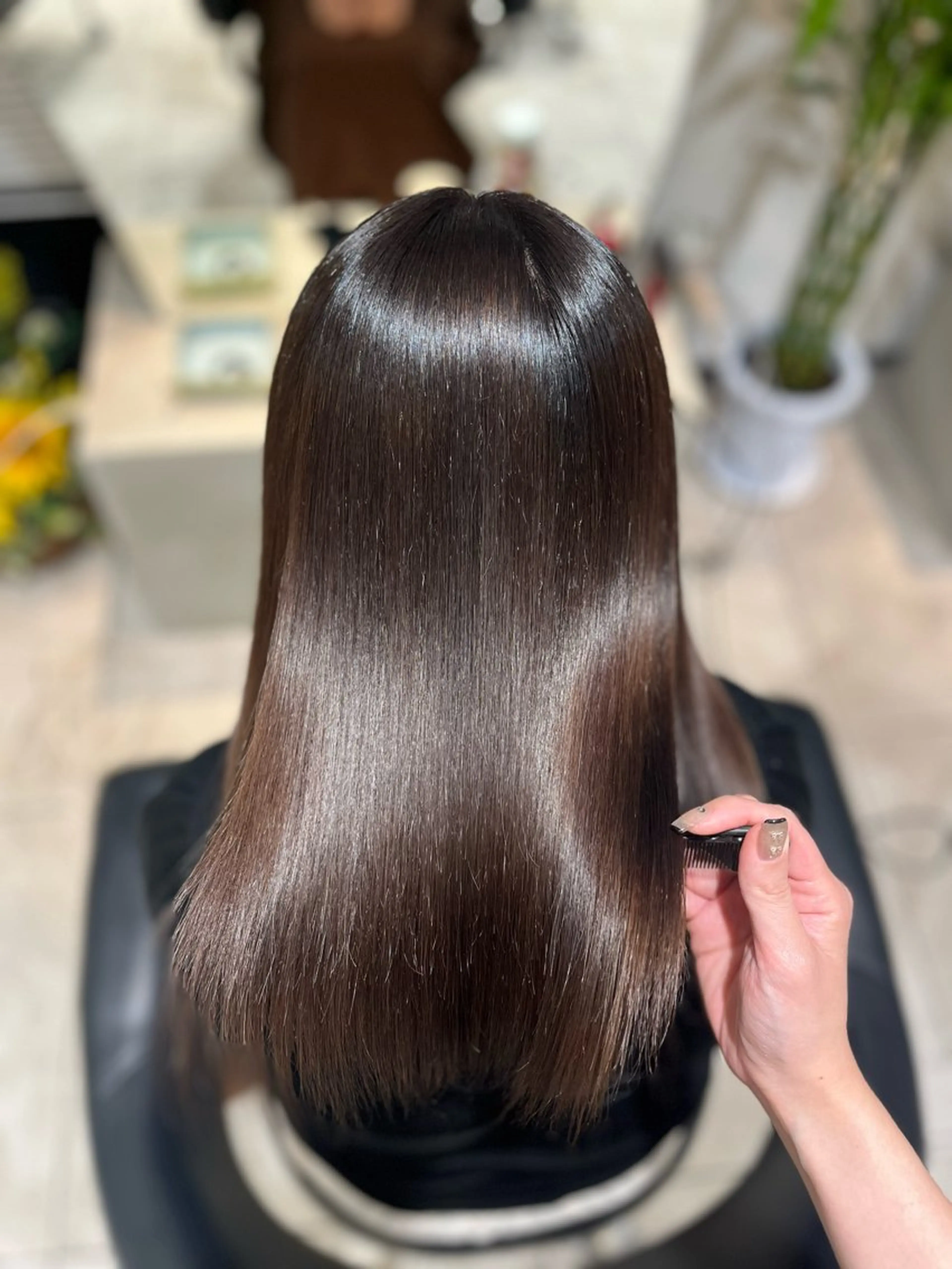 ミディアム パーマ 縮毛矯正 トリートメント 🫧美髪縮毛矯正🫧 Haruのヘアスタイル