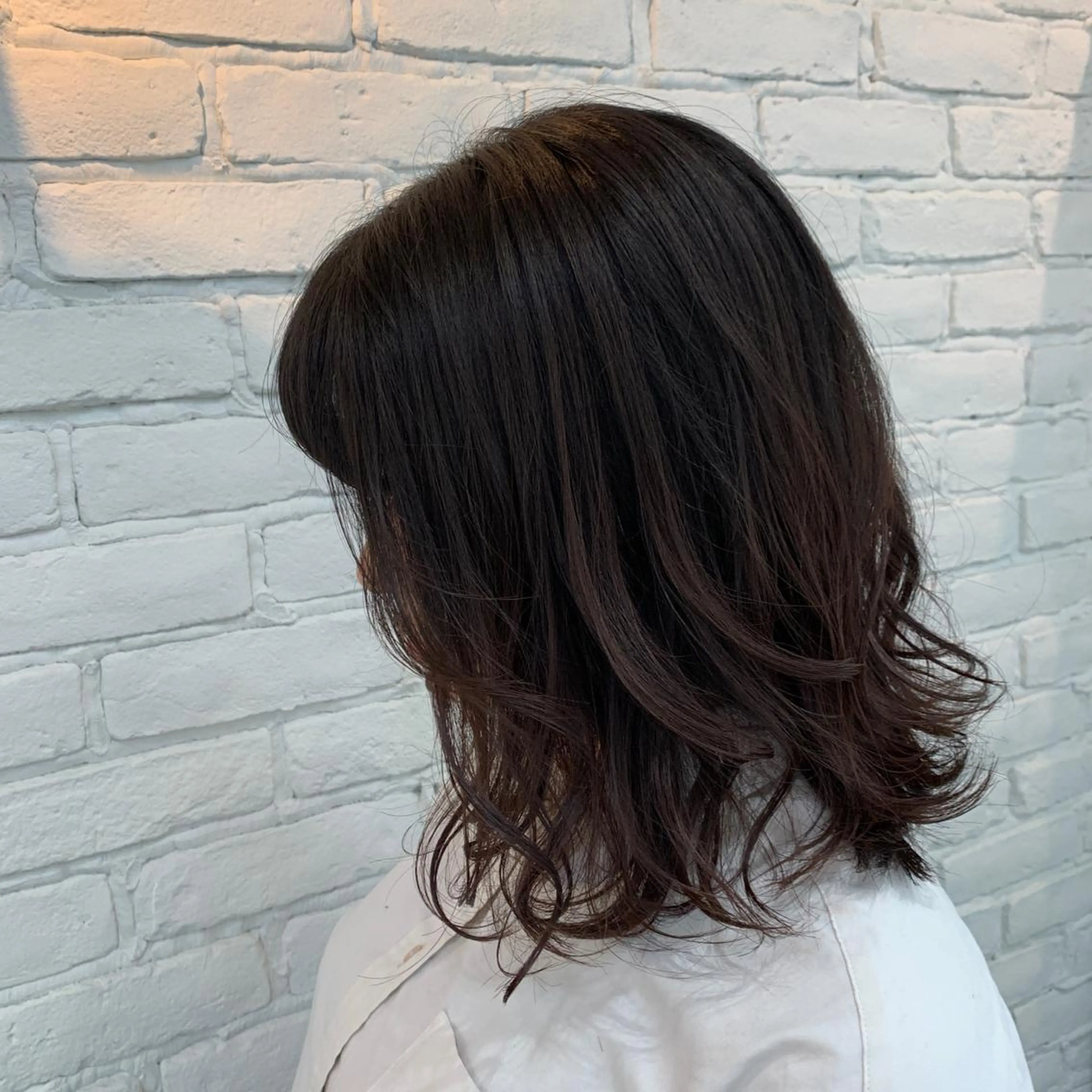 ミディアム HARUKA韓国ヘア /Luana梅田のヘアスタイル