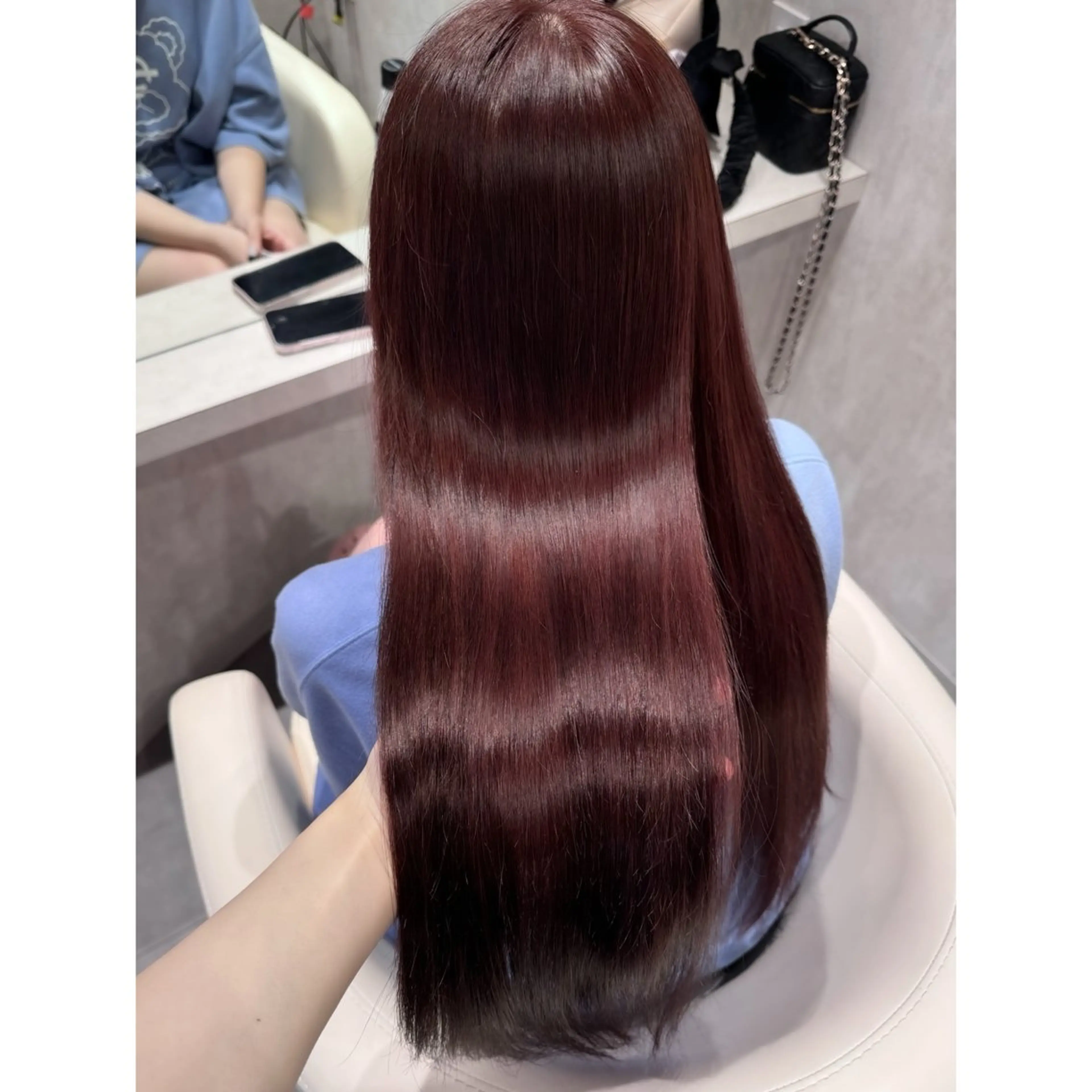 ロング カラー ブリーチ ヘアカラー miyu /トレンド カラー×艶髪のヘアスタイル