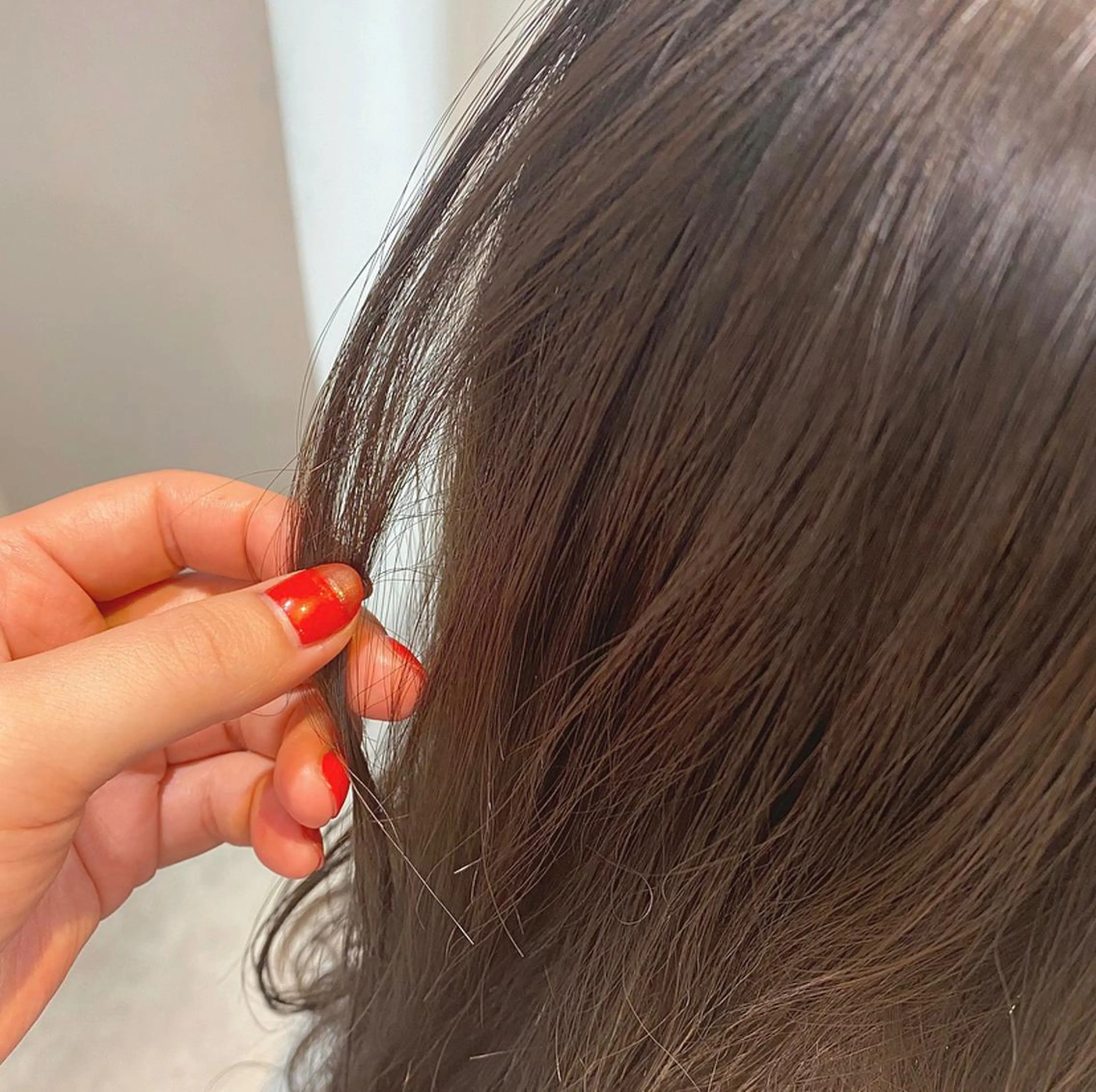 セミロング 縮毛矯正 𓍯柔らかhair 𓍯 yukinoのヘアスタイル