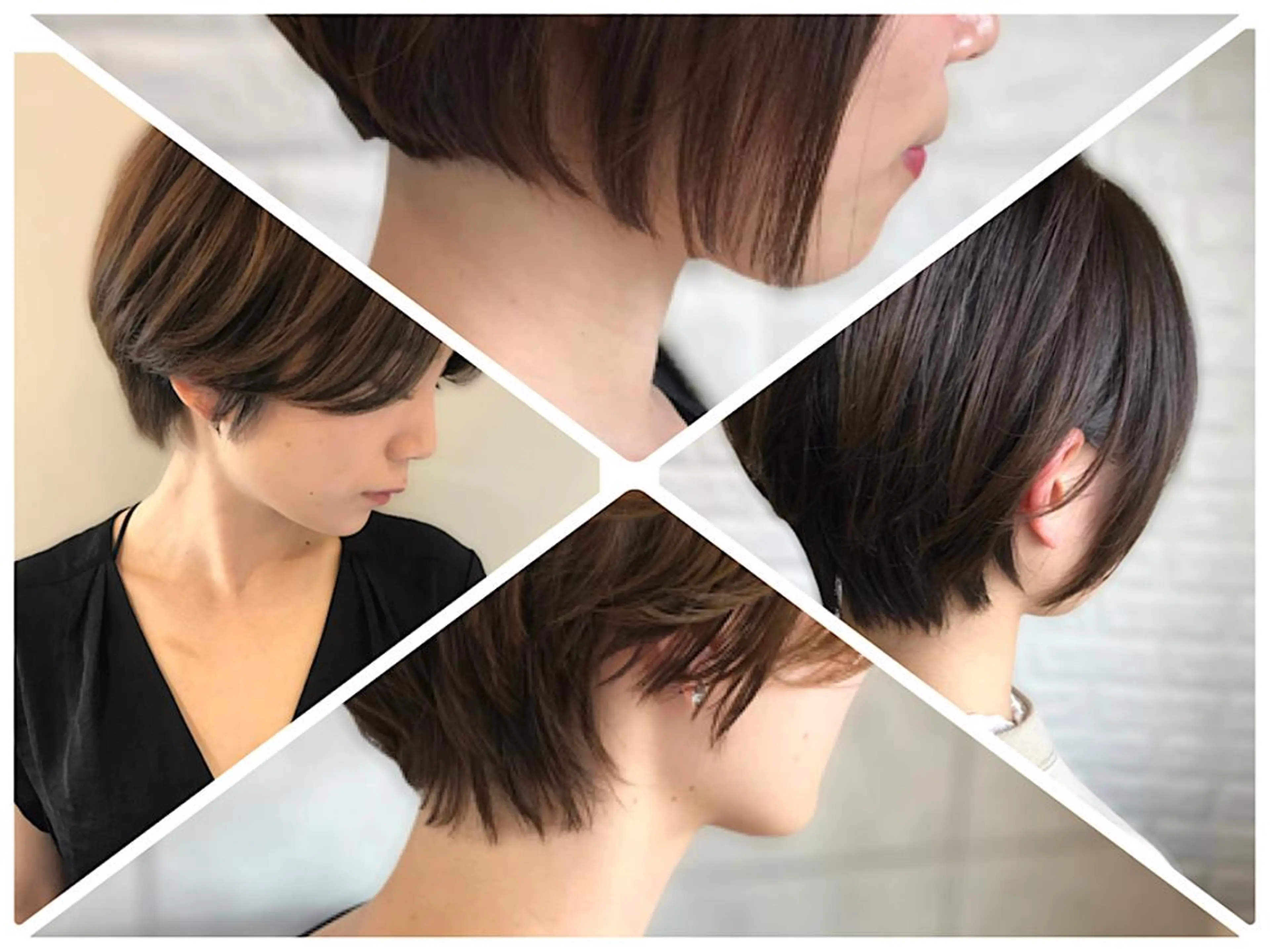 【似合うスタイルをご提案】小顔カット+透明感イルミナカラー(目安時間2時間程度)の写真