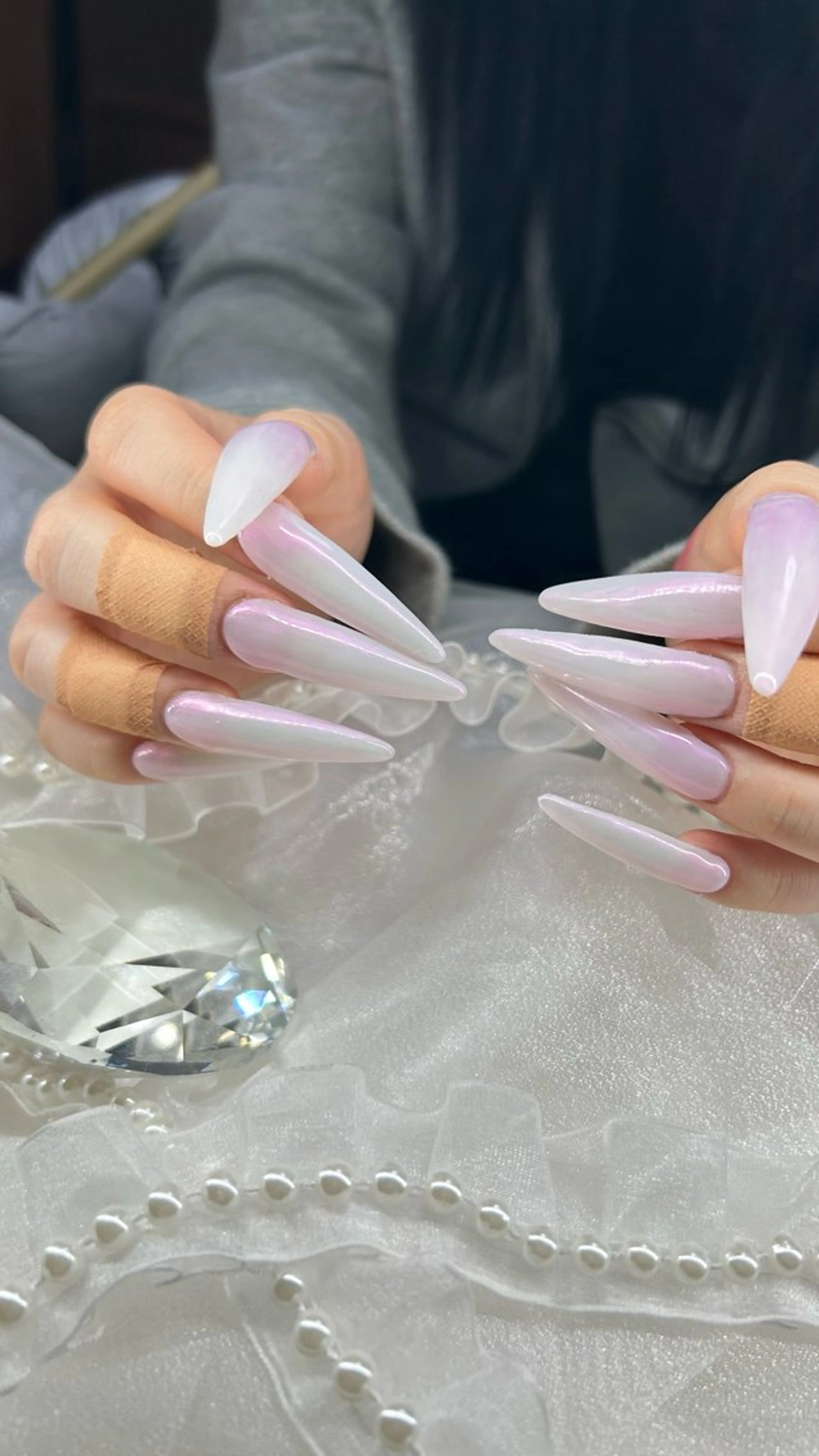 オーロラネイルの写真