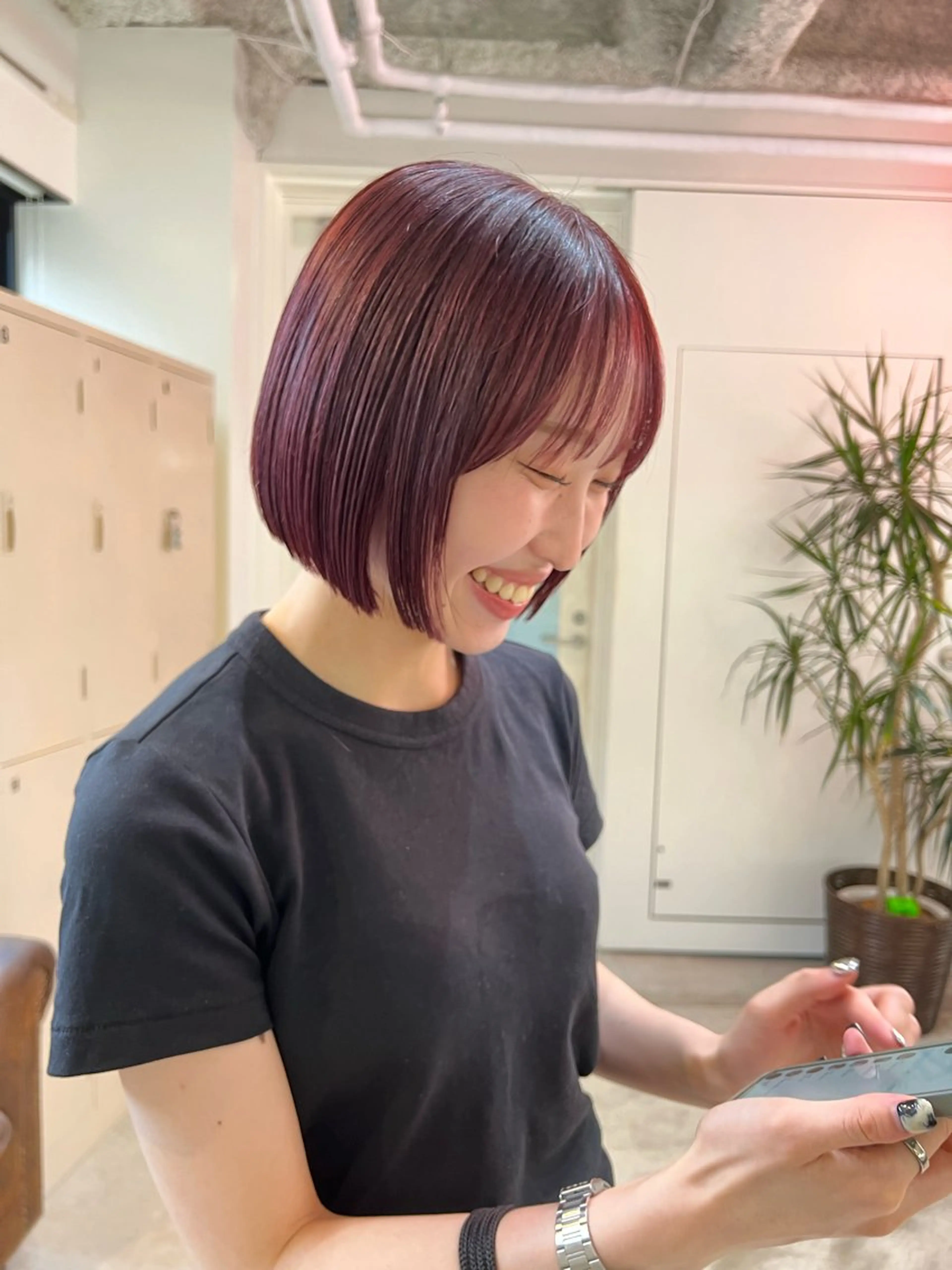 ショート カラー カット ヘアカラー トリートメント トレンドボブ /ミリヤのヘアスタイル