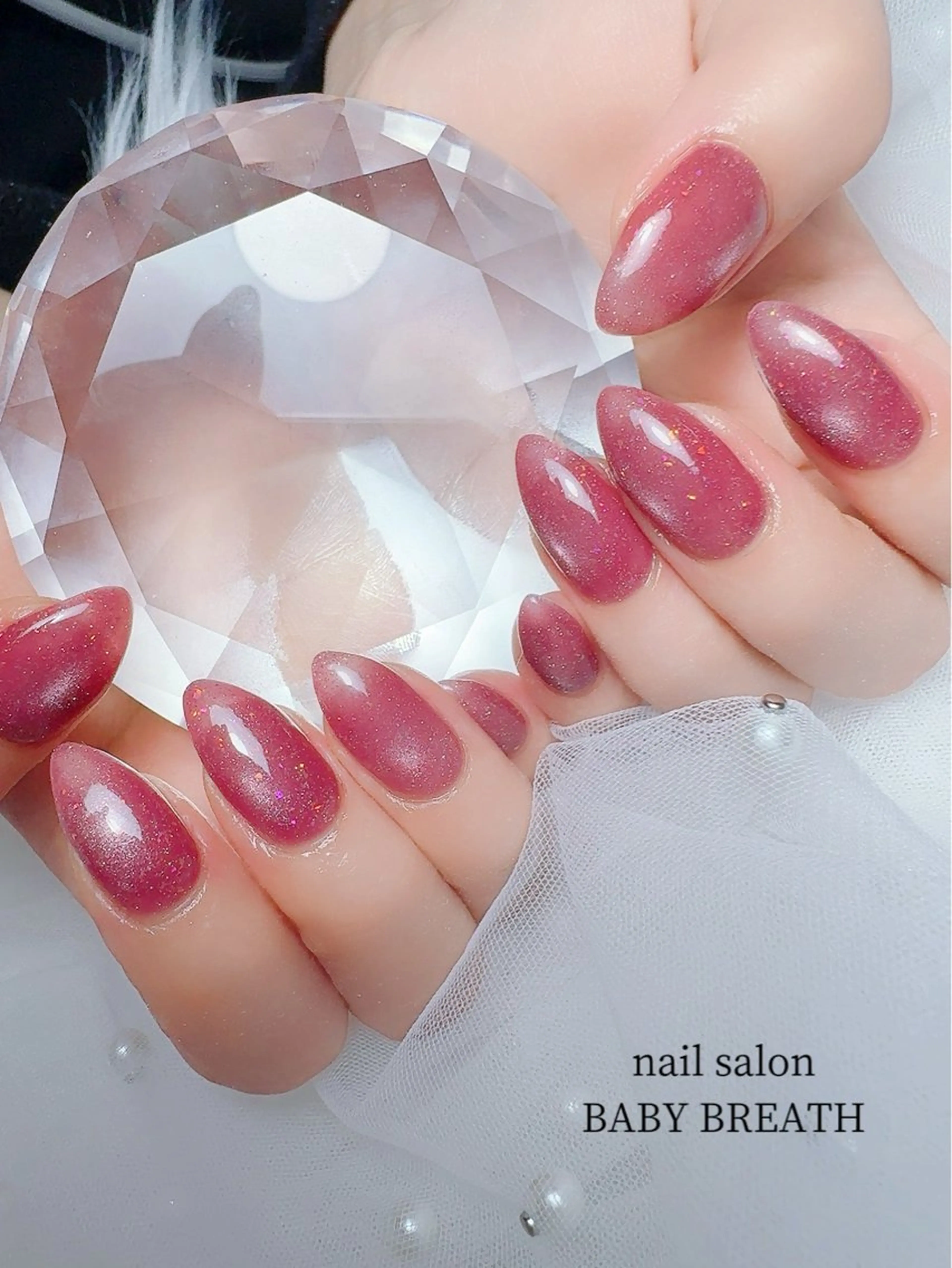 ネイル アートネイル フラッシュネイル フットネイル グラデーション ラメ(グリッター) ハンドネイル y natsumiのネイルデザイン