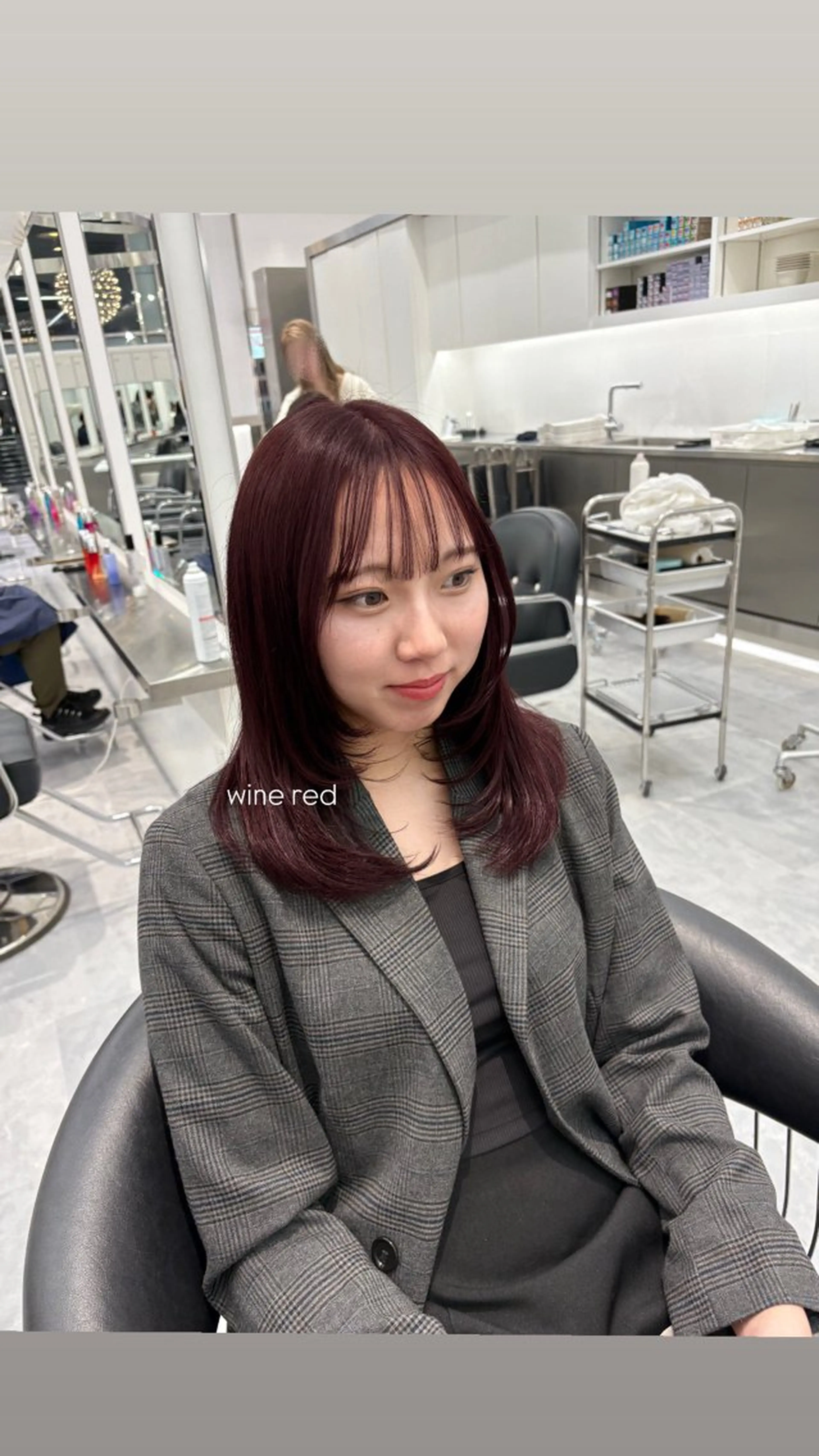 ミディアム レイヤーカット Parve Mix/ 平 奈果🎀のヘアスタイル