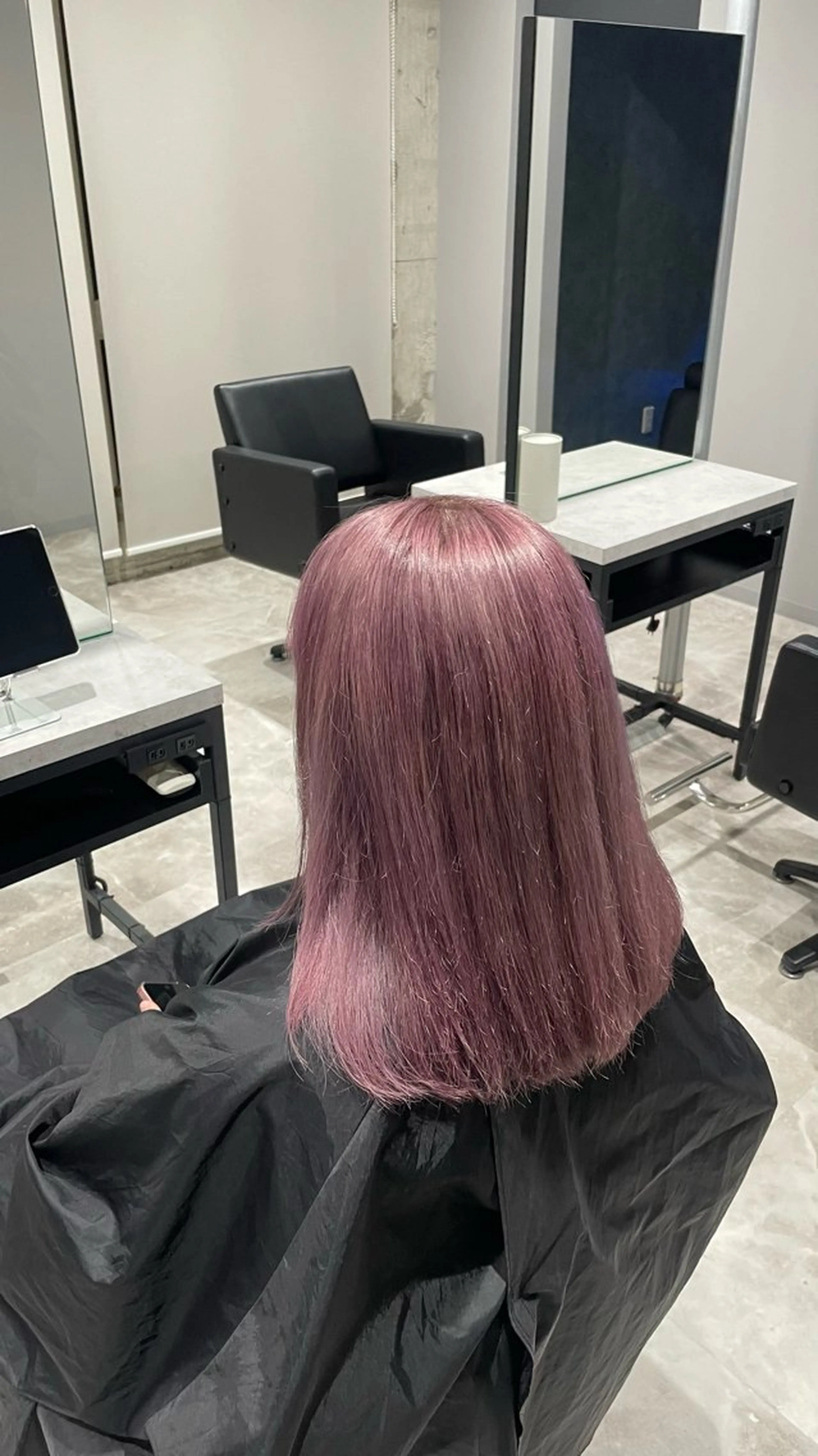 ミディアム ヘアカラー neo.所属・🎀neo.RIN/ 透け感艶カラー🎀のヘアスタイル