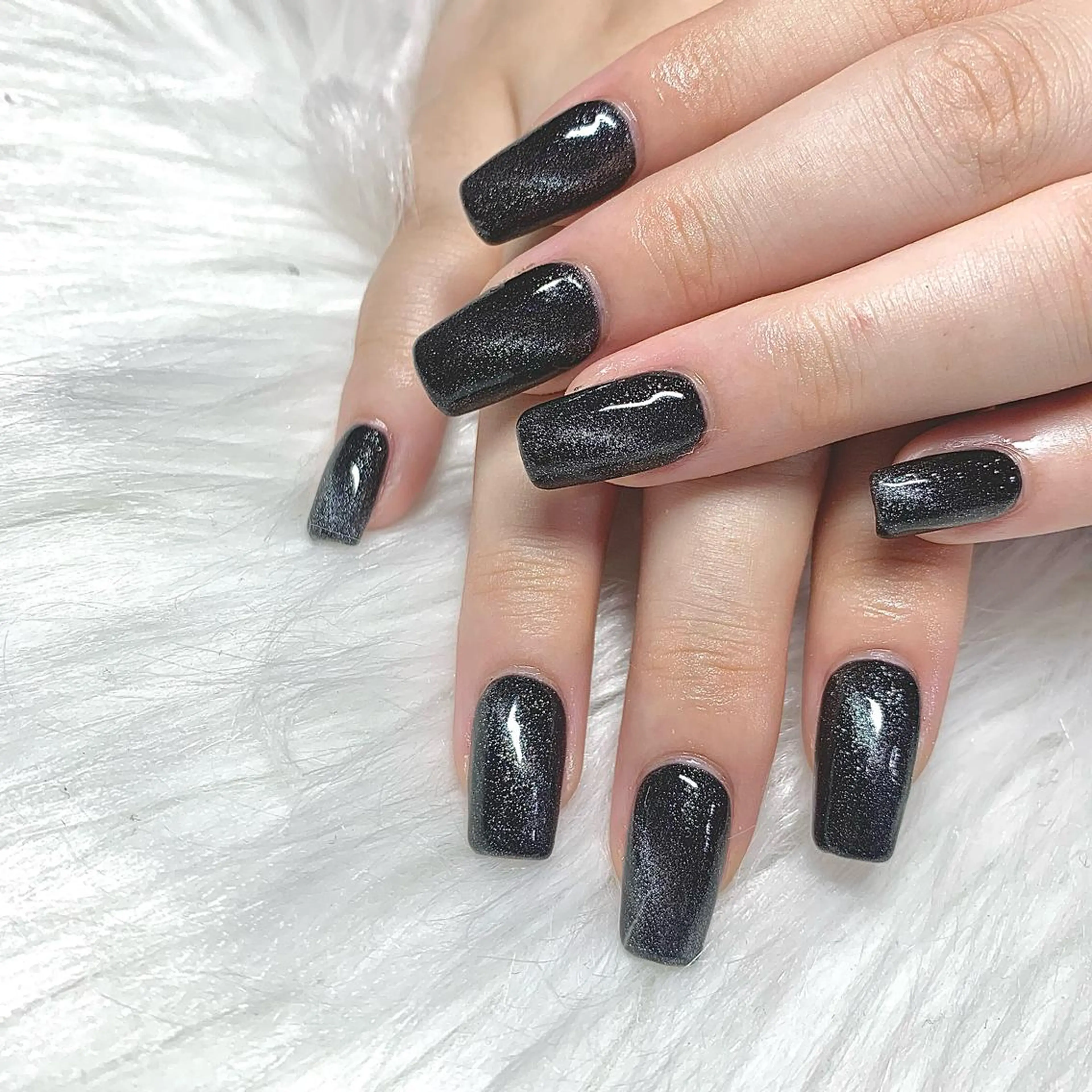 ネイル マグネットネイル マグネットワンカラー ワンカラーネイル élu by Noriko 前原のネイルデザイン