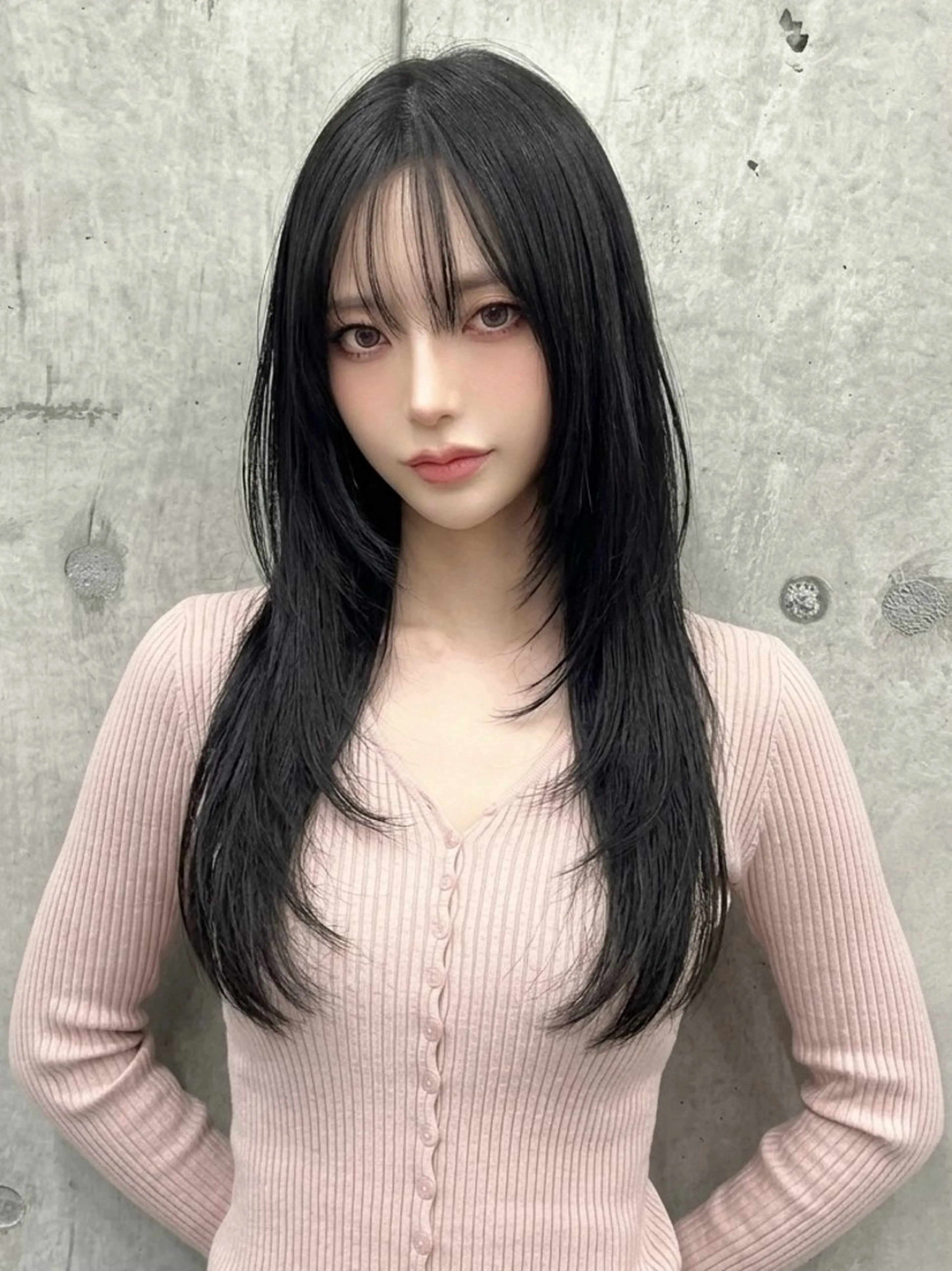 【次世代髪質改善】プレミアムケアカラー+高濃度水素トリートメントの写真