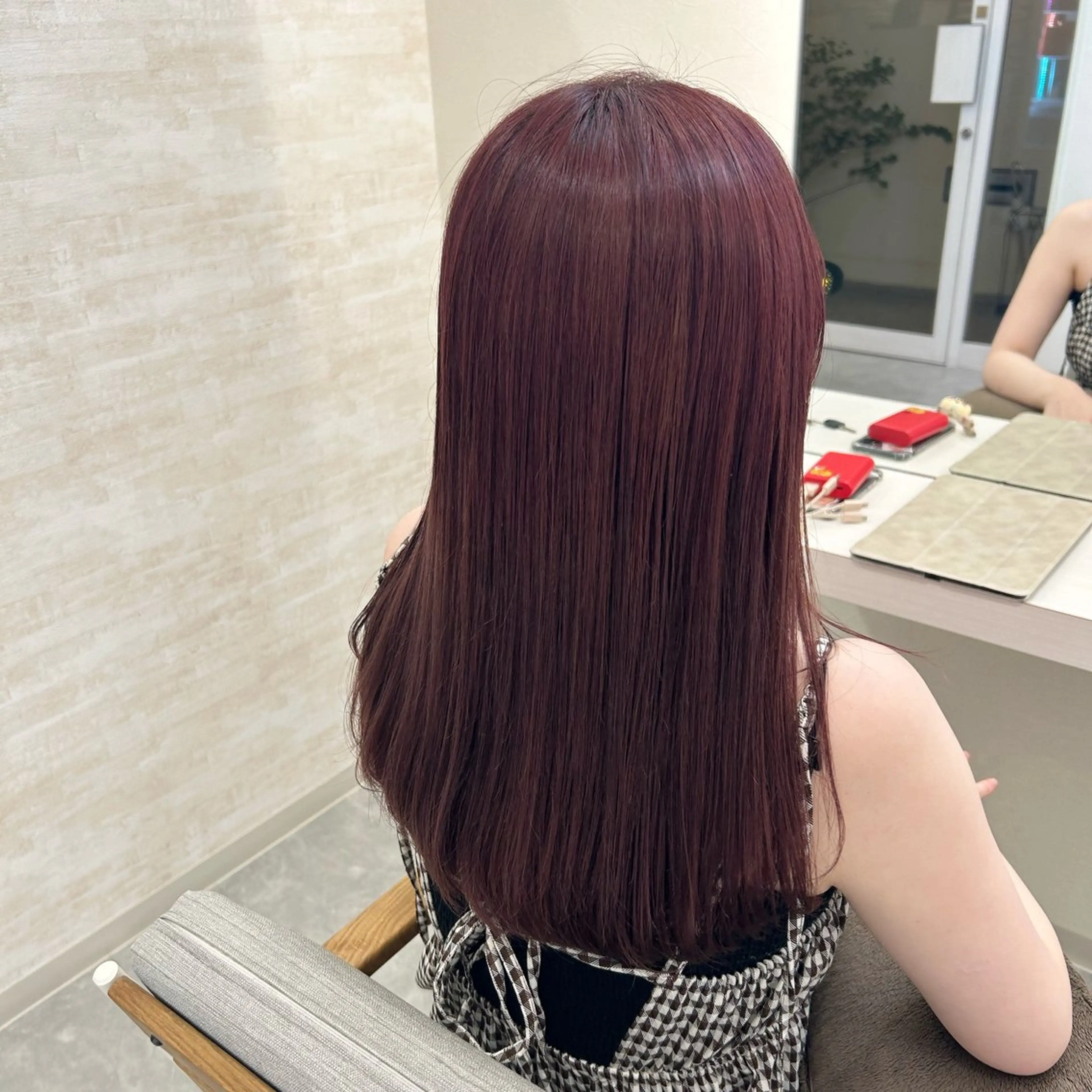 セミロング カラー ヘアアレンジ カット ヘアカラー トリートメント 髪質改善&艶感カラー 🪄岡井美結のヘアスタイル