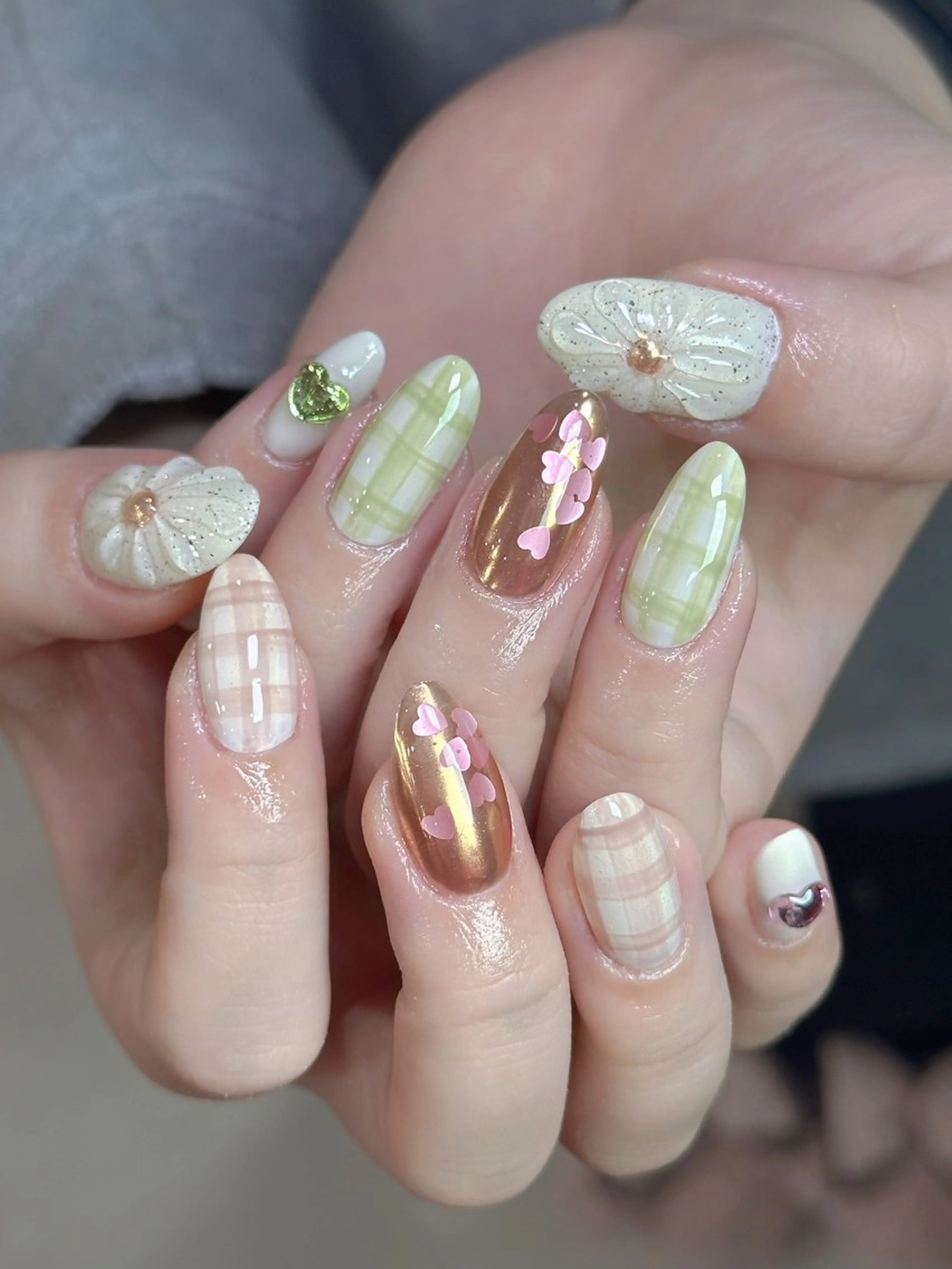 ネイル アートネイル ハンドネイル Dark honey スカルプ専門原宿店のネイルデザイン