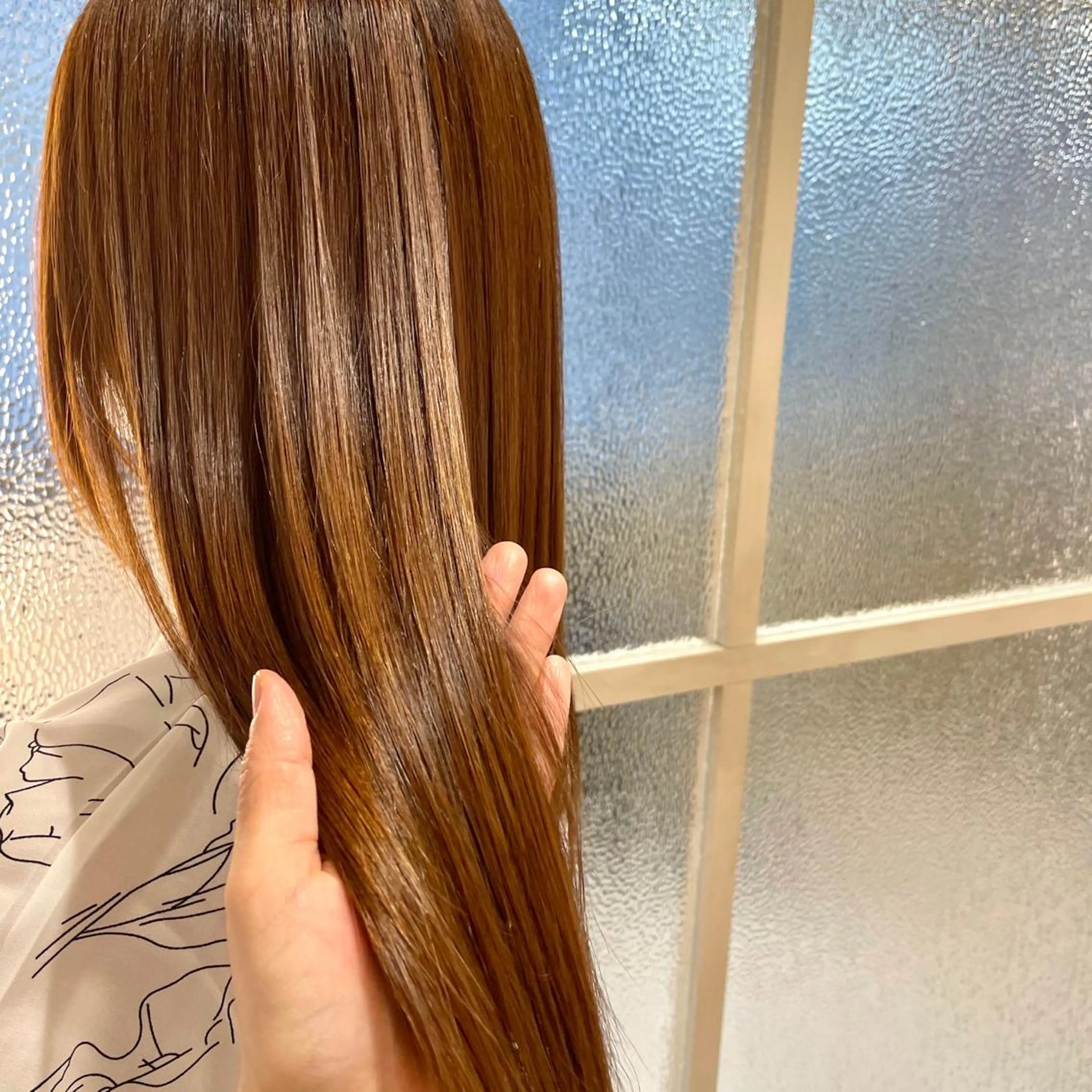 ロング 縮毛矯正 トリートメント モデルさん募集中IT byALBUM八王子のヘアスタイル