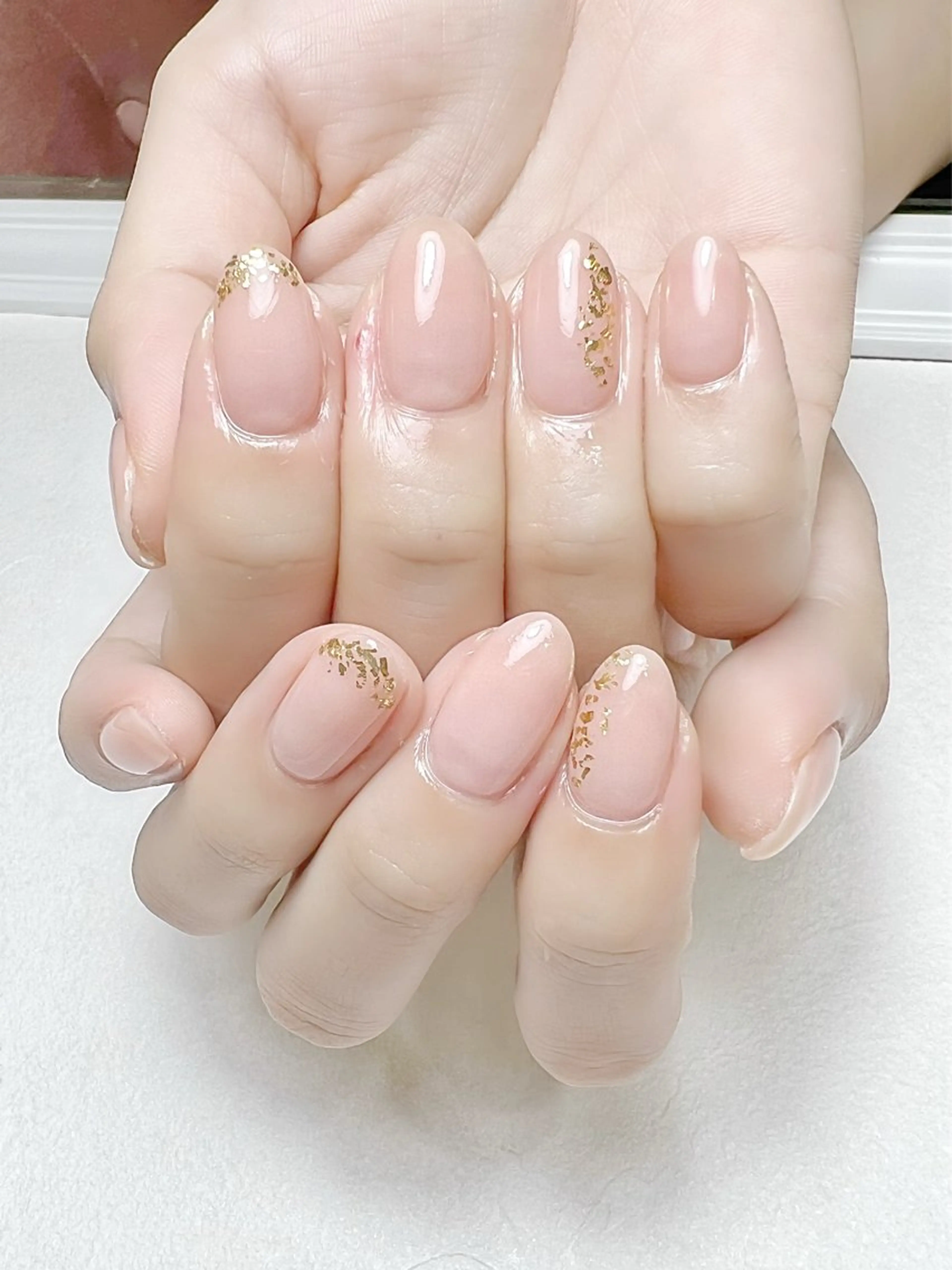 ネイル アートネイル オフィスネイル ワンカラーネイル rouse nail RISATOのネイルデザイン
