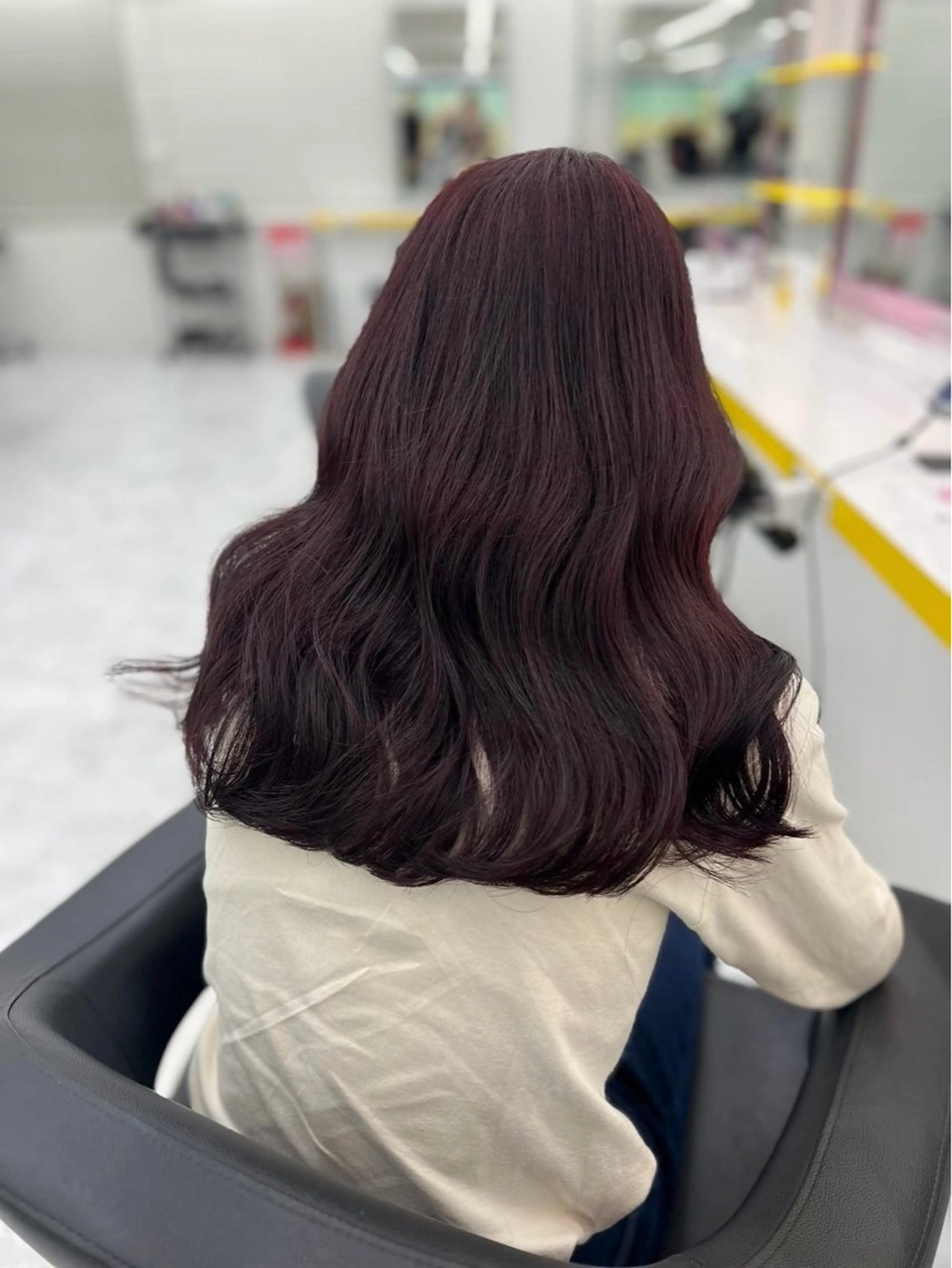 ミディアム カラー ヘアアレンジ メンズ特化/パーマ/ カット/カラー/るなのヘアスタイル