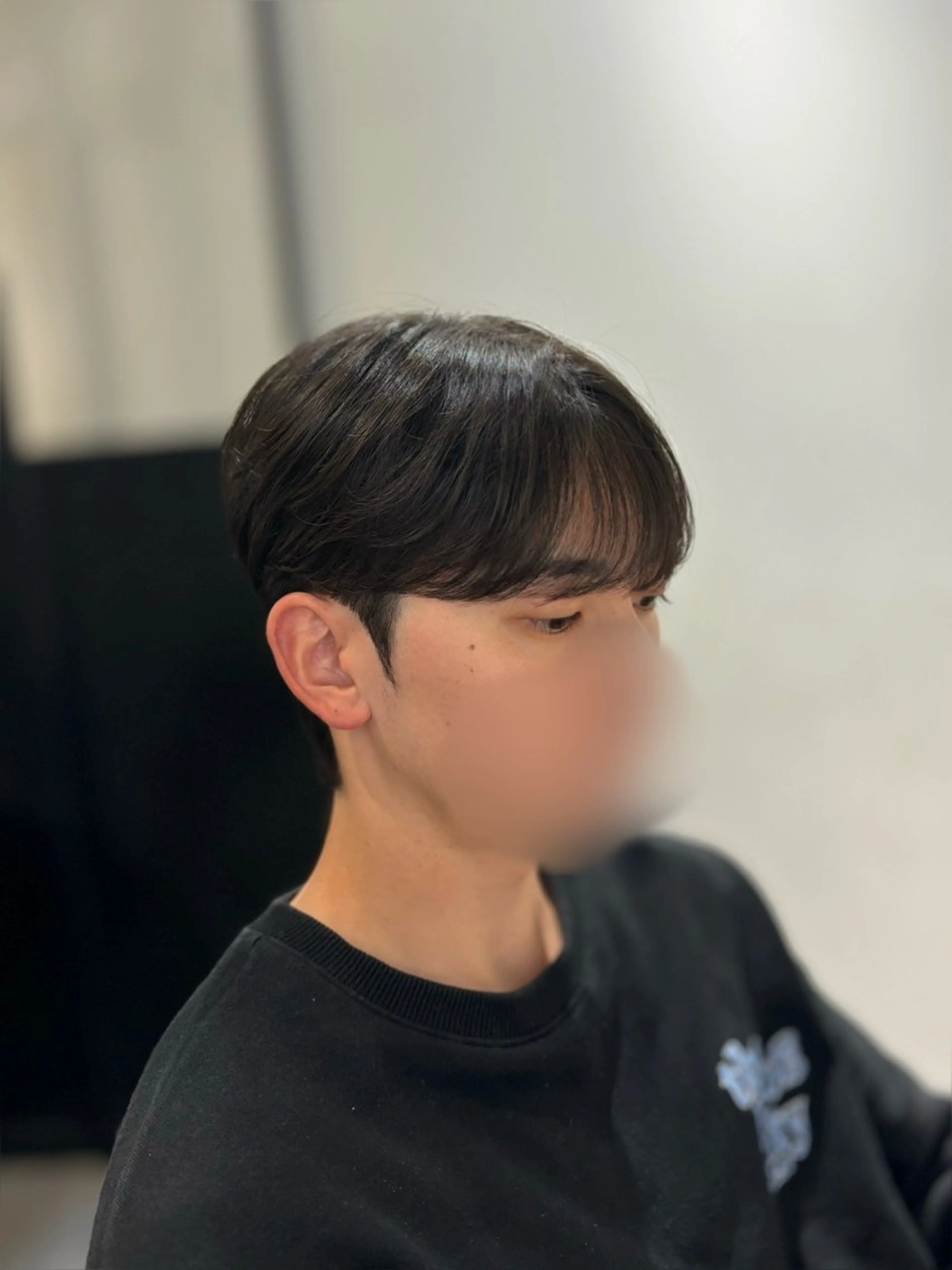 ショート パーマ メンズ マッシュ メンズパーマ シースルーマッシュ ニュアンスパーマ カット パーマ key キーのヘアスタイル