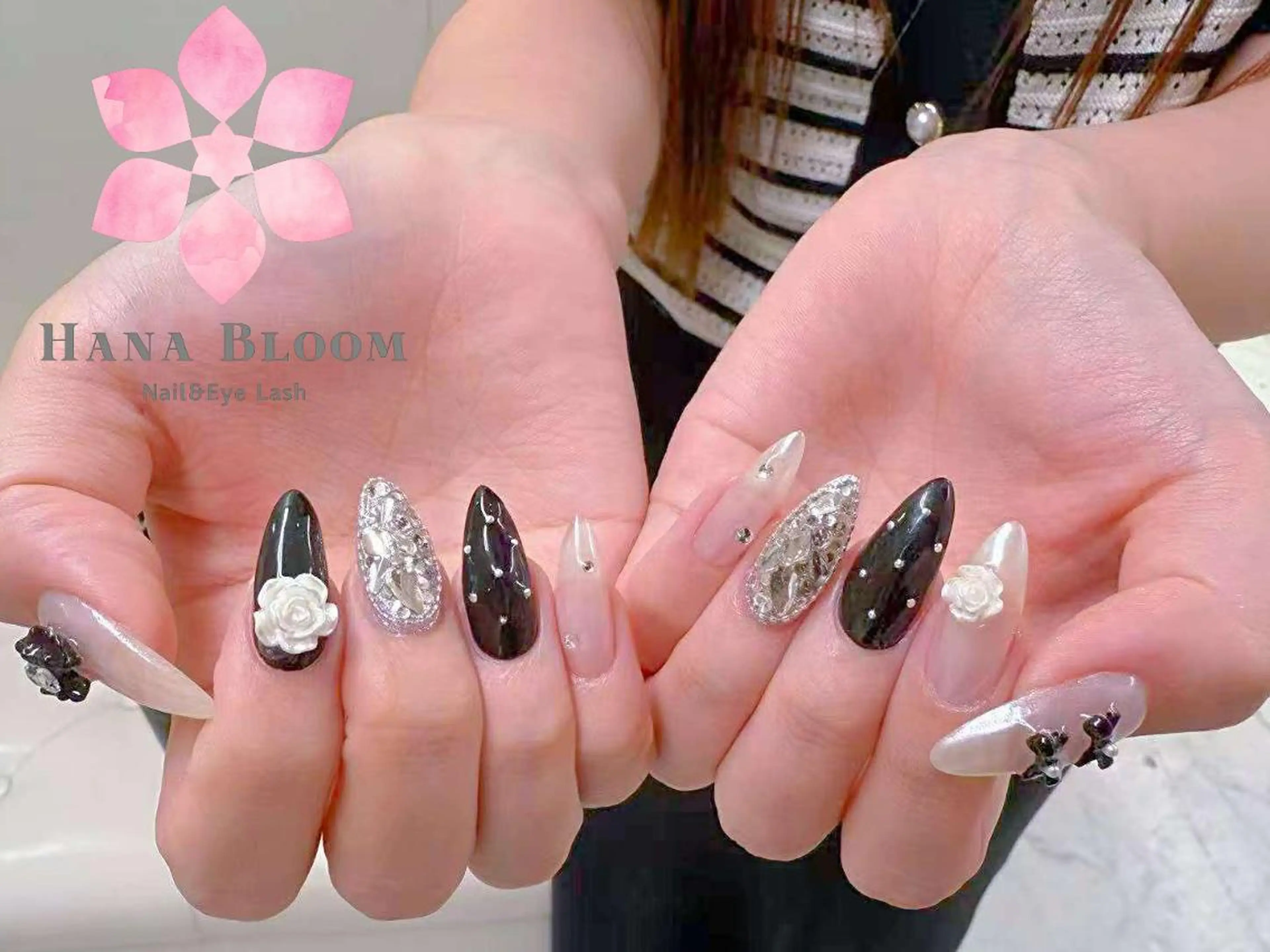 ネイル 長さ出し ジェルネイル 韓国ネイル 持ち込み パラジェル ハンドネイル ハンドケア Hana Bloom Nail💜Akiのネイルデザイン