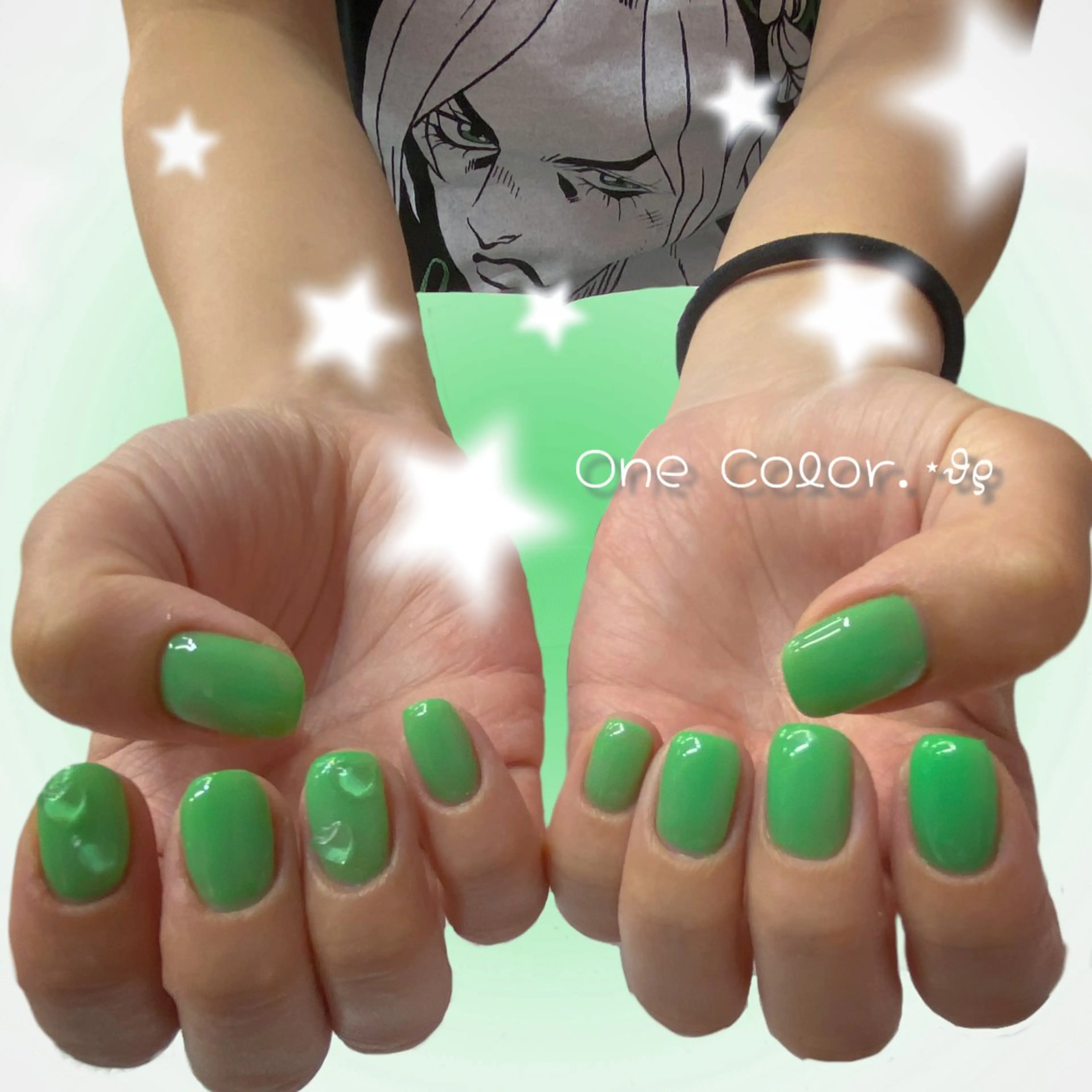 ネイル ワンカラーネイル Unyum nail🎀のネイルデザイン