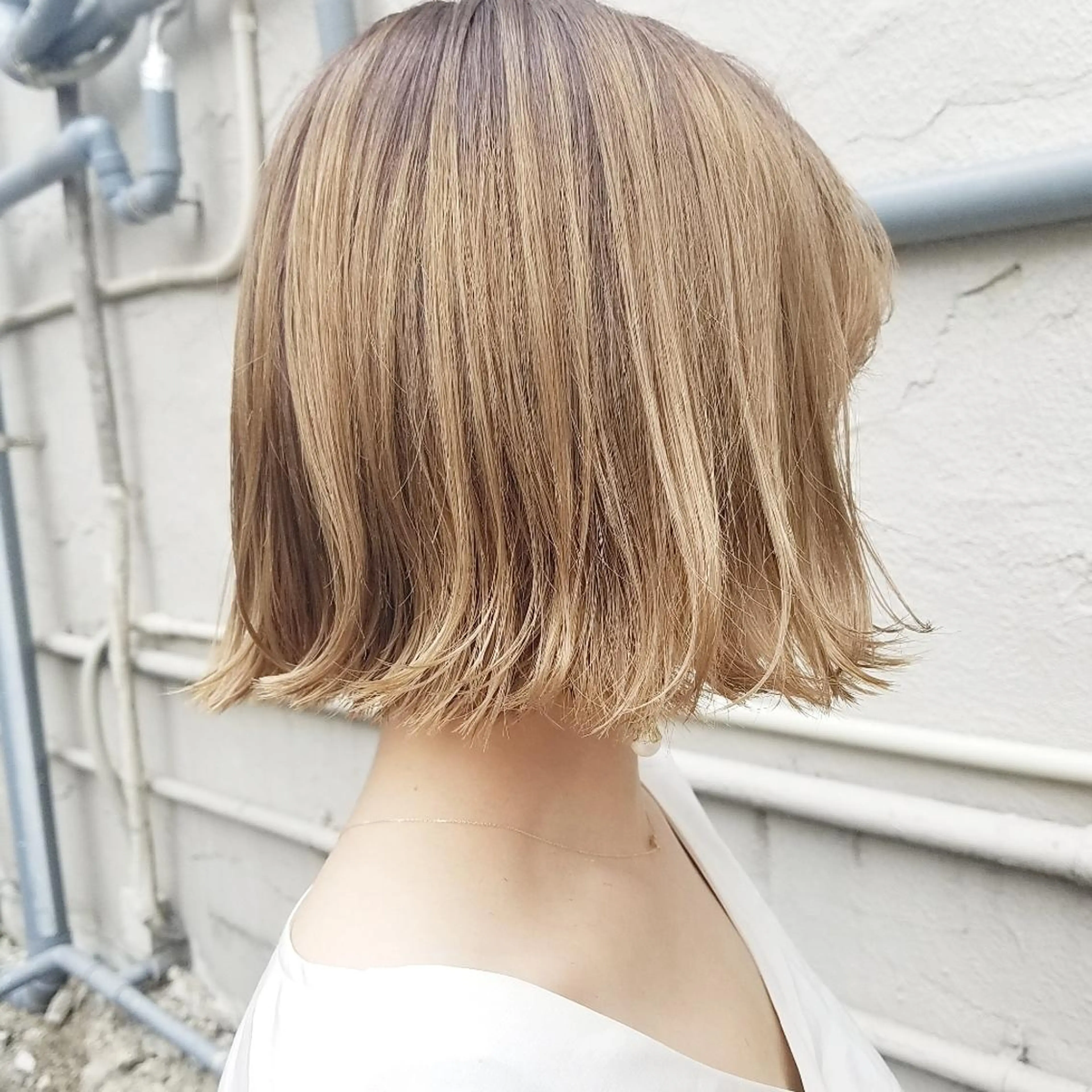 ショート 🙃 透明感カラー/ボブのヘアスタイル