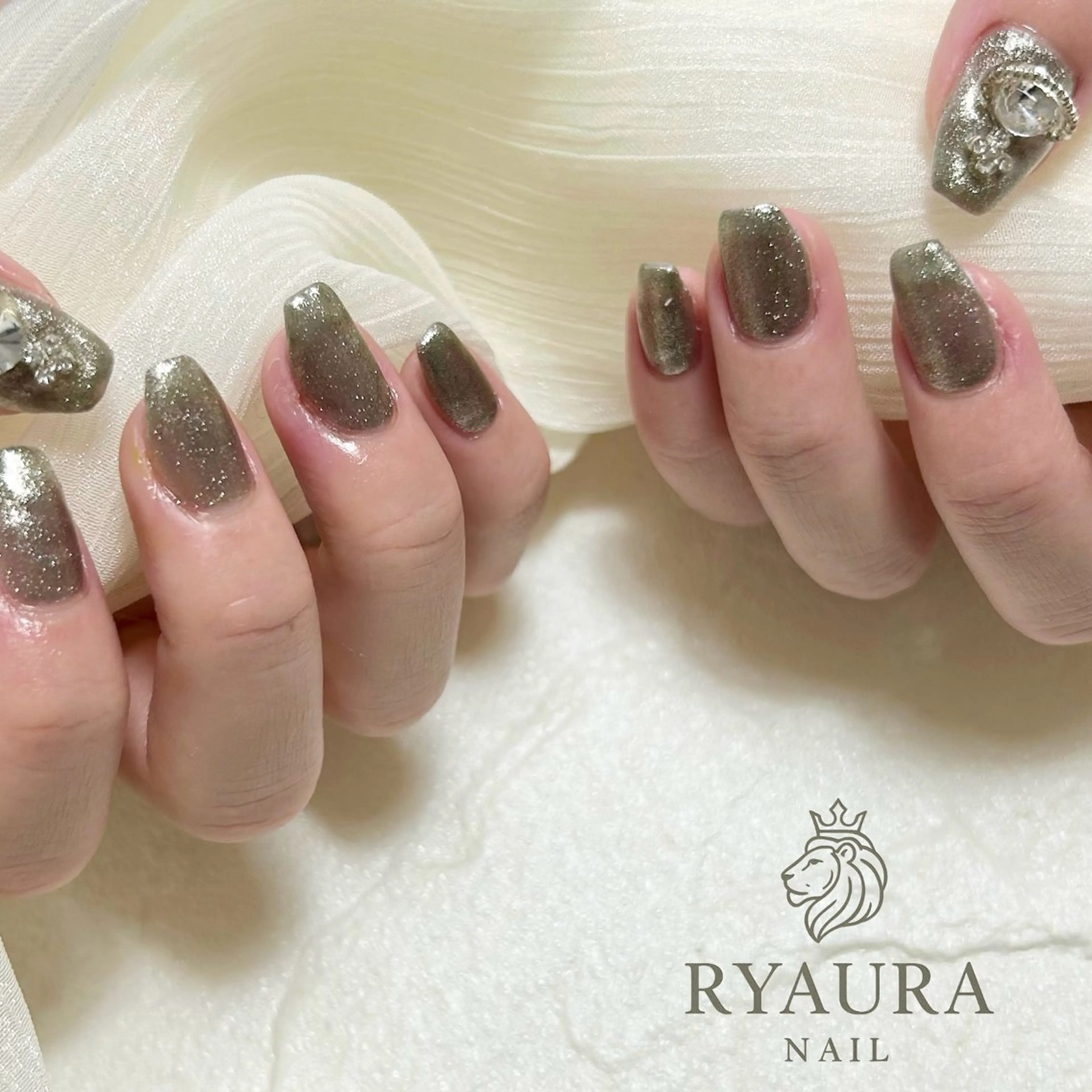 ネイル ワンカラーネイル ハンドネイル RYAURA NAIL所属・RYAURA NAILのネイルデザイン