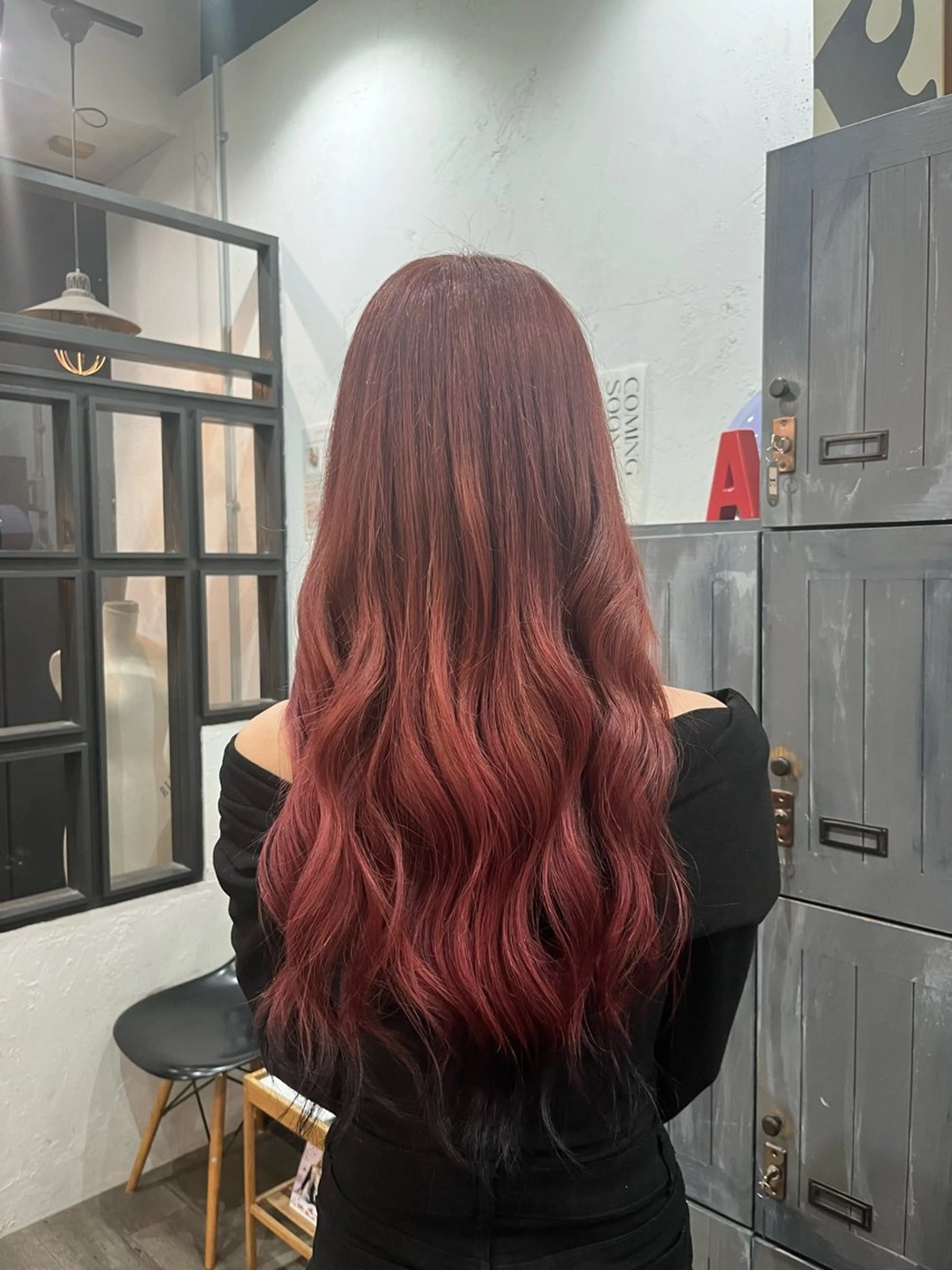 カラー ブリーチ ピンクカラー 🖤西嶋　桃花🖤 エクステ/レイヤーのヘアスタイル