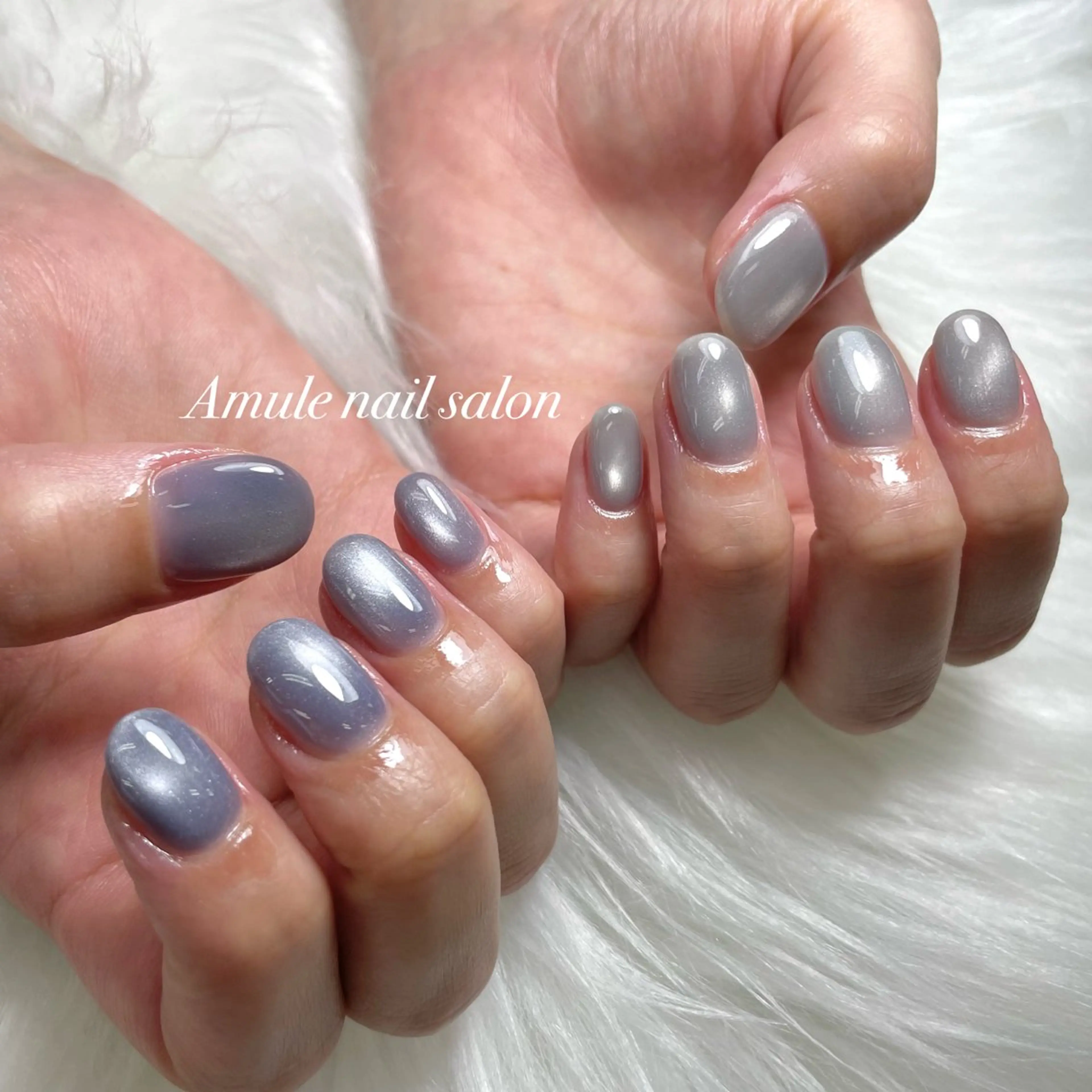 ネイル ワンカラーネイル ハンドネイル Amule nailsalonのネイルデザイン